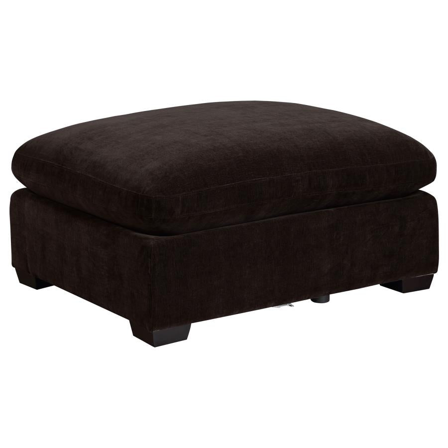 Lakeview 5-piece Upholstered Modular Sectional Sofa Dark Chocolate