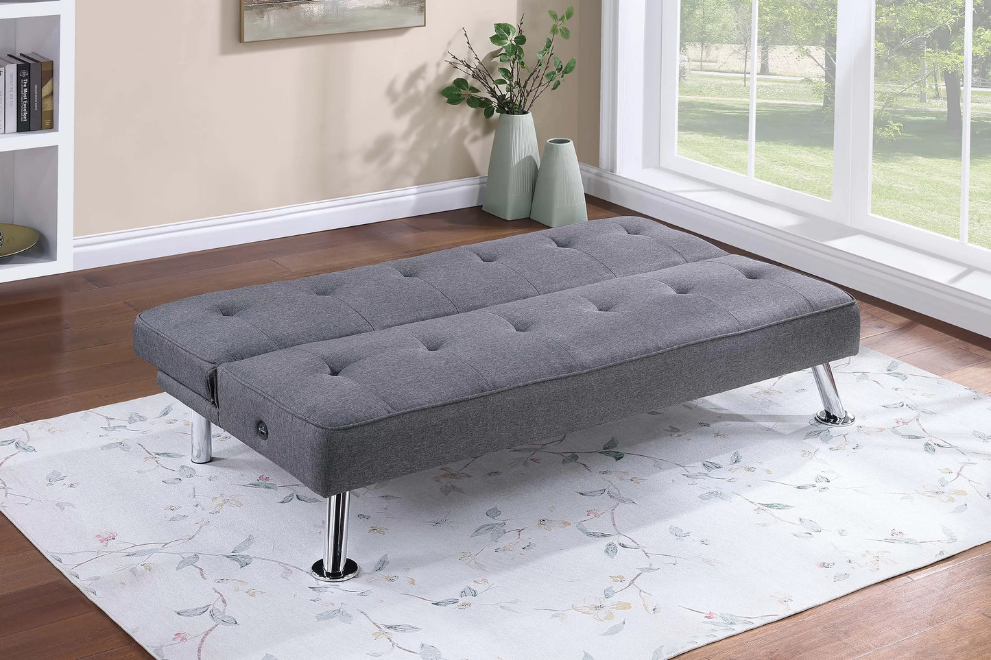 F8597 Convertible Sofa Bed wih USB Ports
