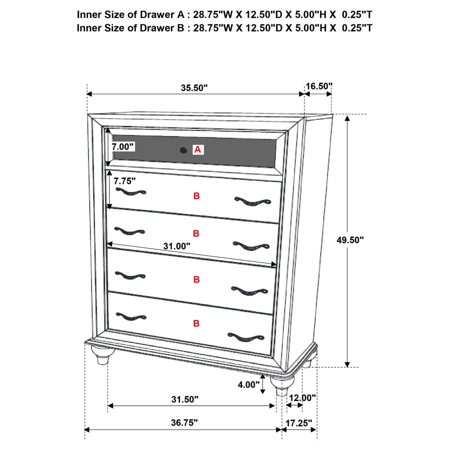 Commode Barzini - Blanc
