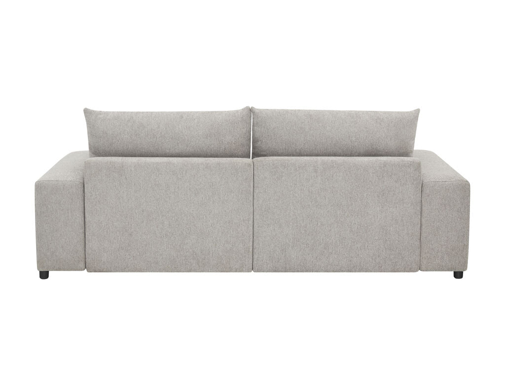 Canapé-lit double surdimensionné Jaylee en tissu gris clair de 88 po de large