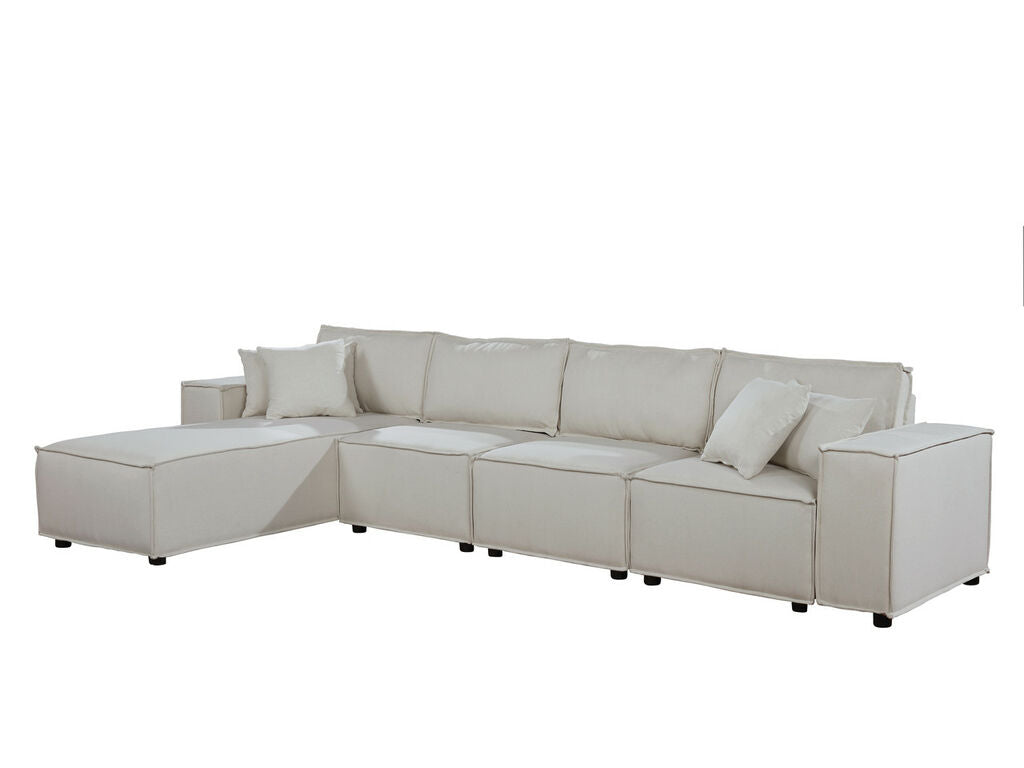 Ermont 132 5pc Reversible Modern Sectional