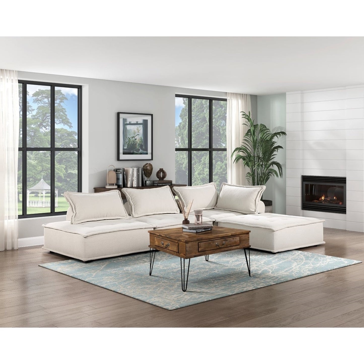 9237-BE Inman Sectionnel modulaire 4 pièces