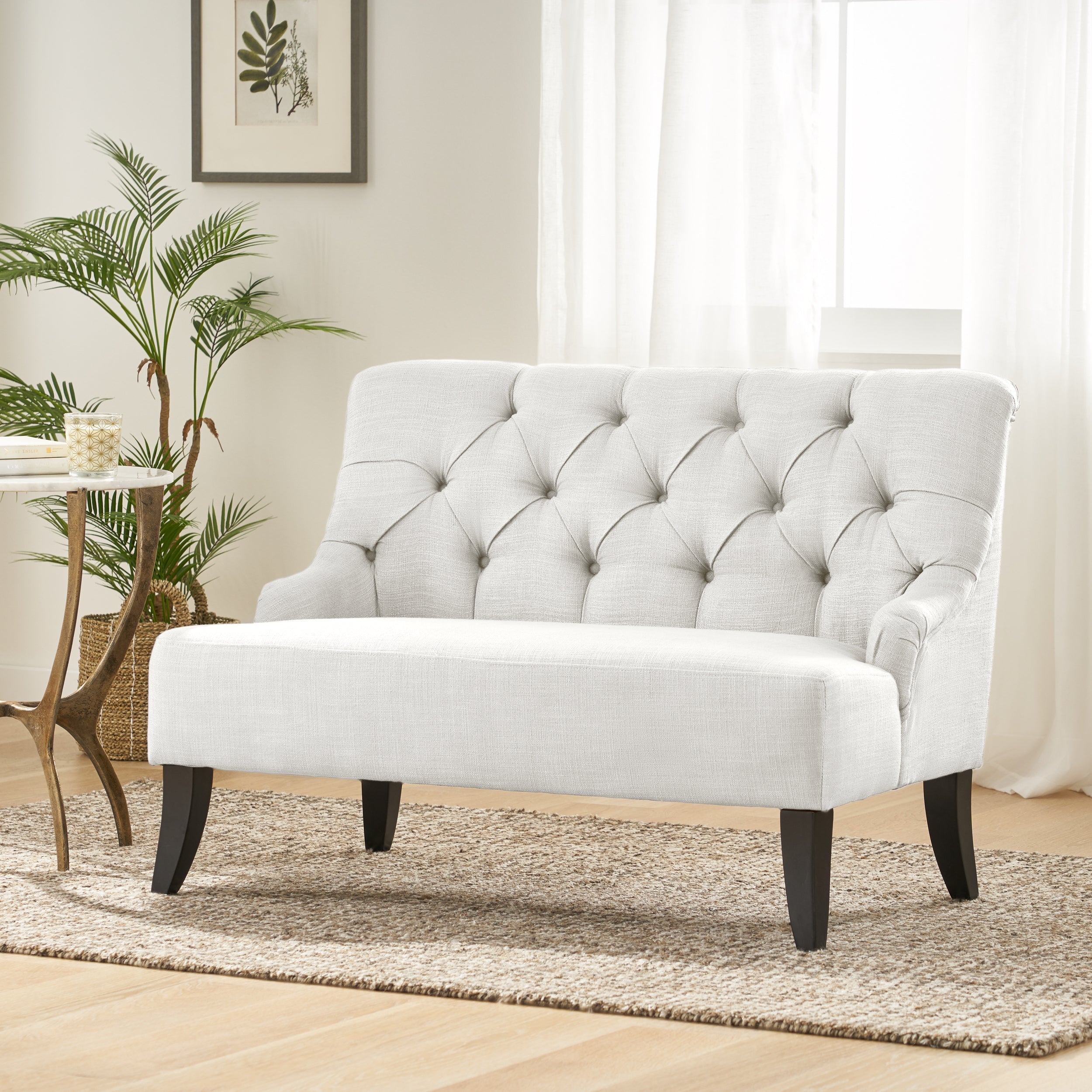 Nicole Button Tufted Settee