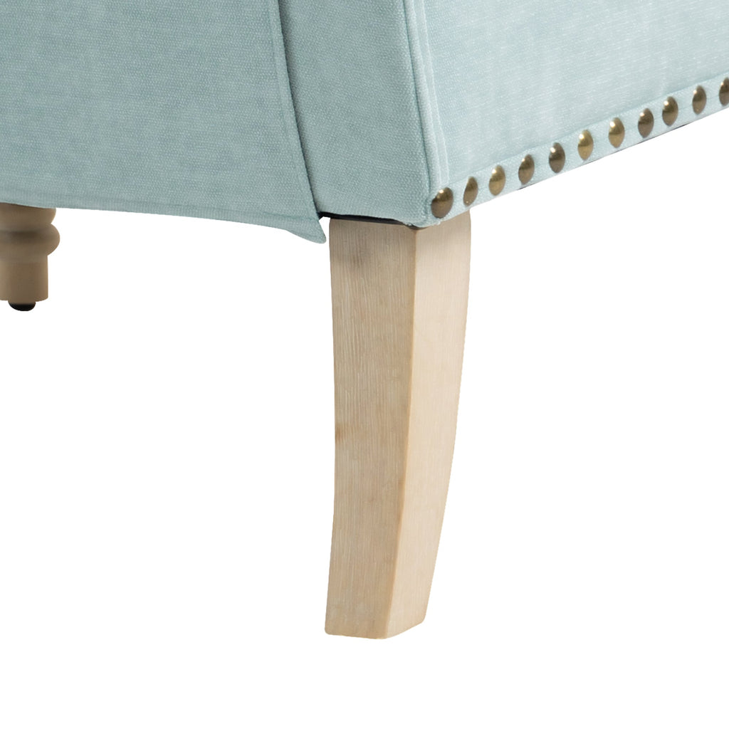 Nailhead Trim Upholstered Accent Chair
