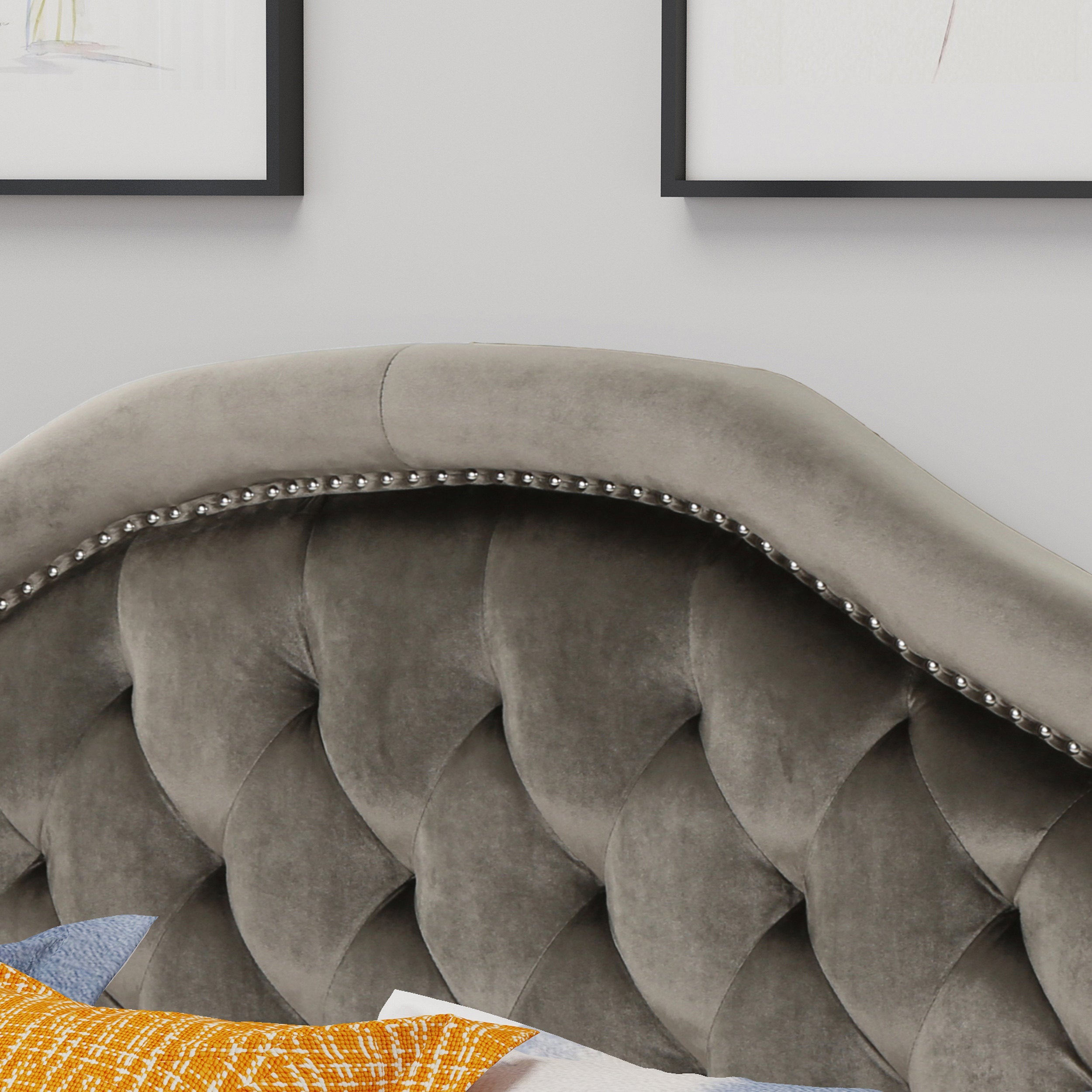 Diamond Tufted Headboard