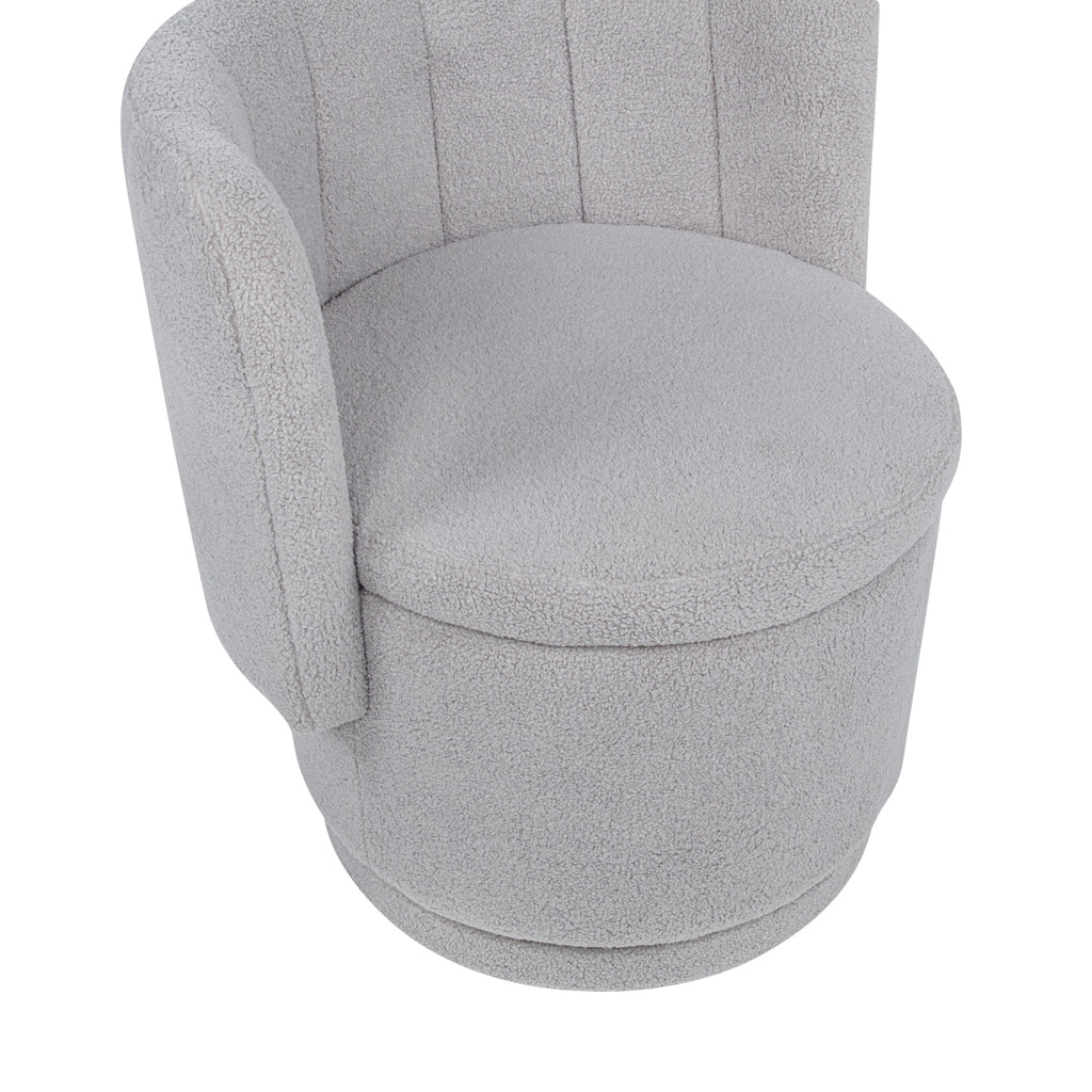 360 Degree Swivel Back Sofa Chair With Storage Space