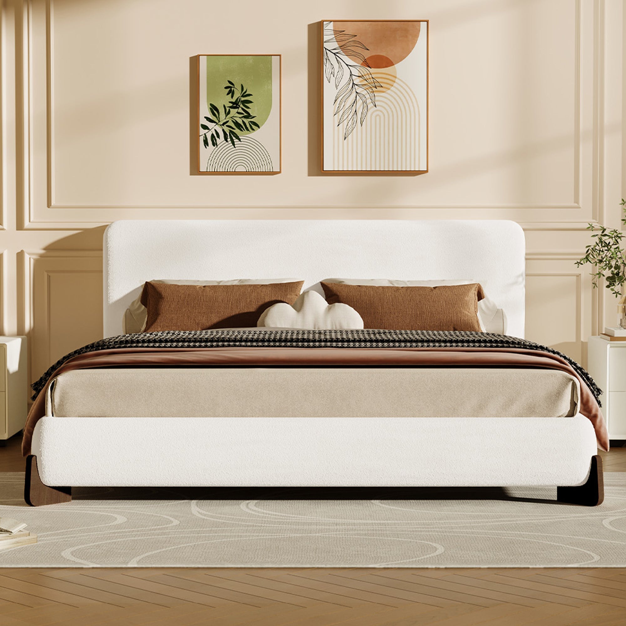 Elegant Terry Upholstered Bed