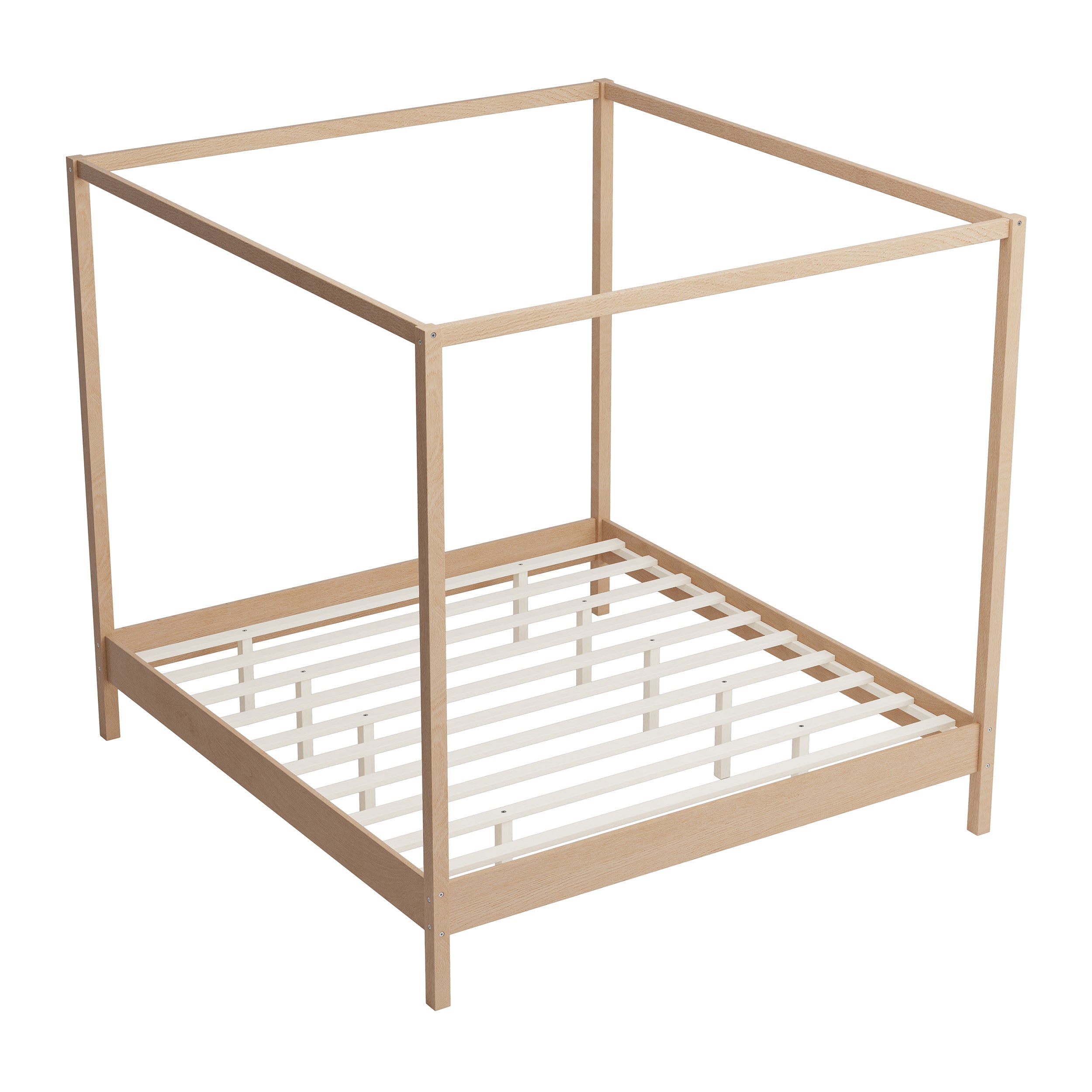 Solid Wood Canopy Bed