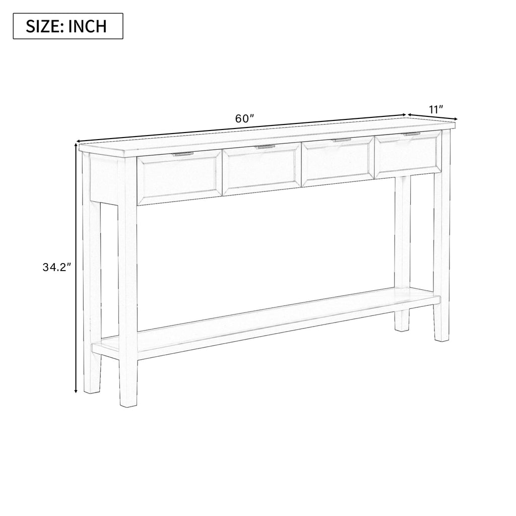 Contemporary Entryway Console Table