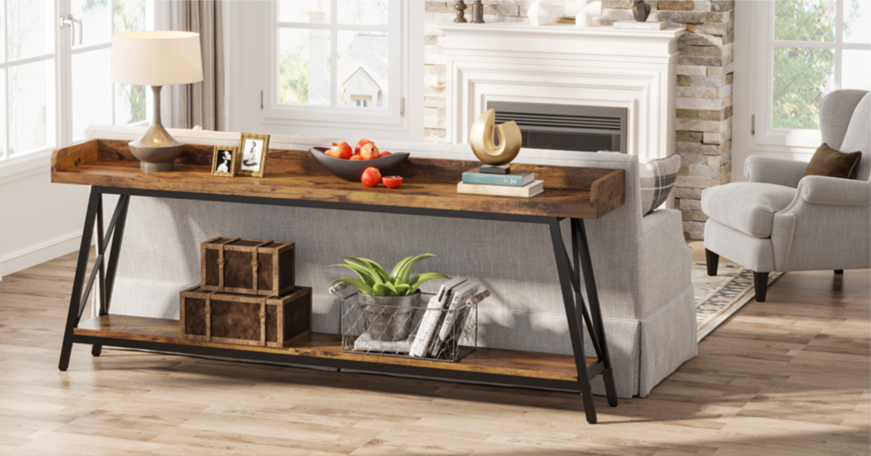 Oakridge Industrial Console Table