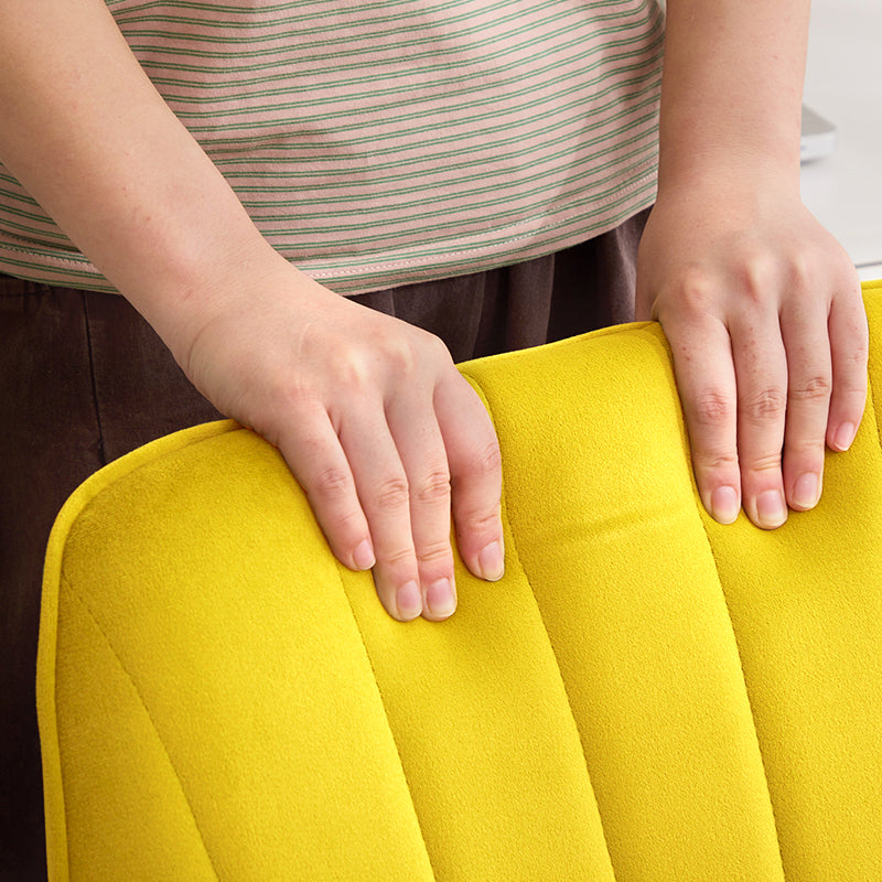 Adjustable Ergonomic Swivel Chair with Golden Base