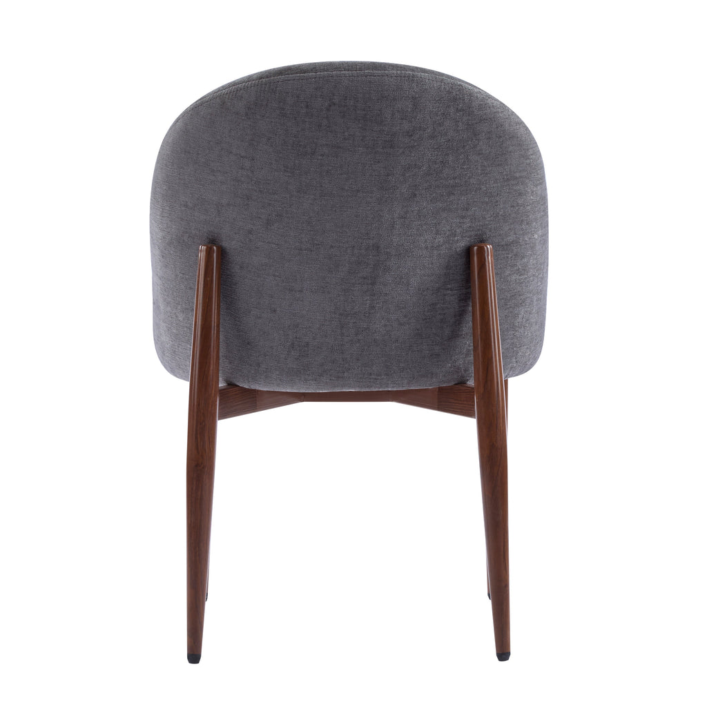 Mid-Century Modern Fabric Upholstered Dining Chair, Set of 2