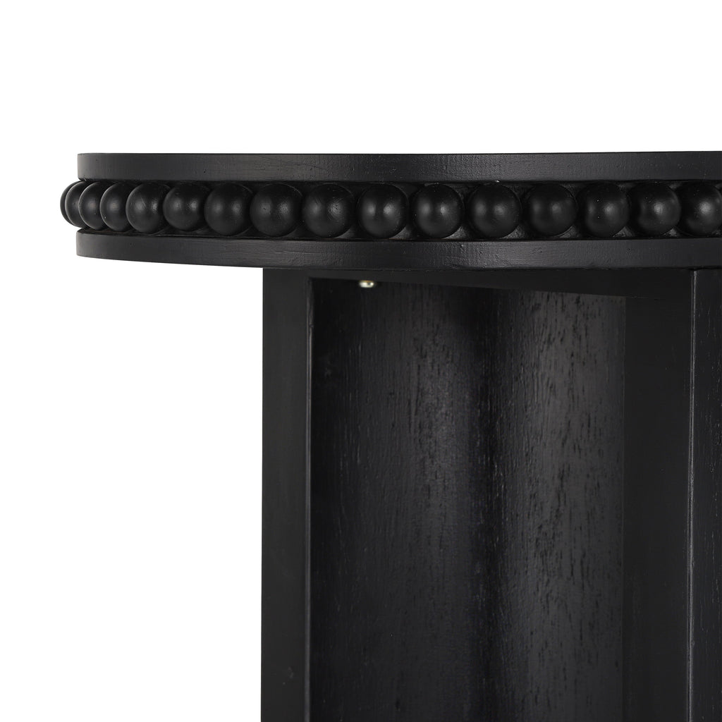 Beaded Trim Console Table
