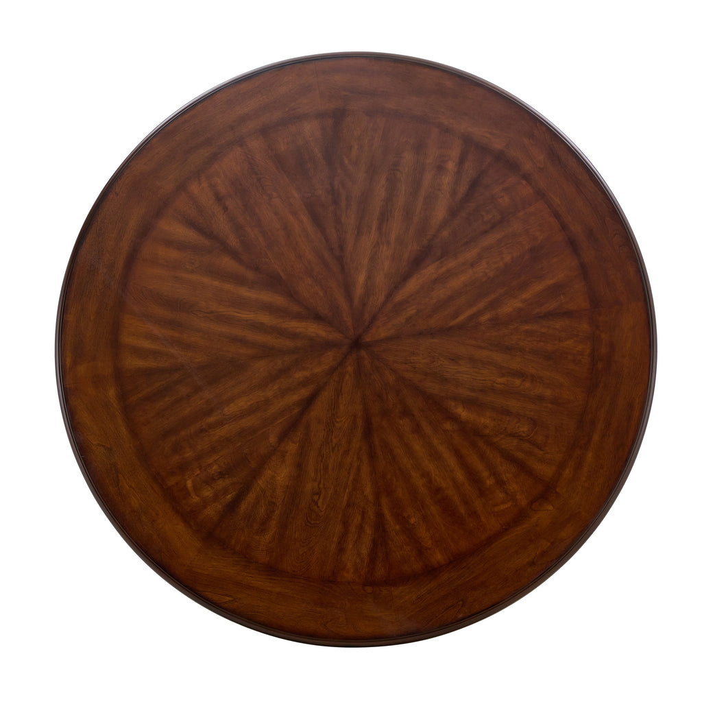 Crosswell Round Dining Table with Metal Legs