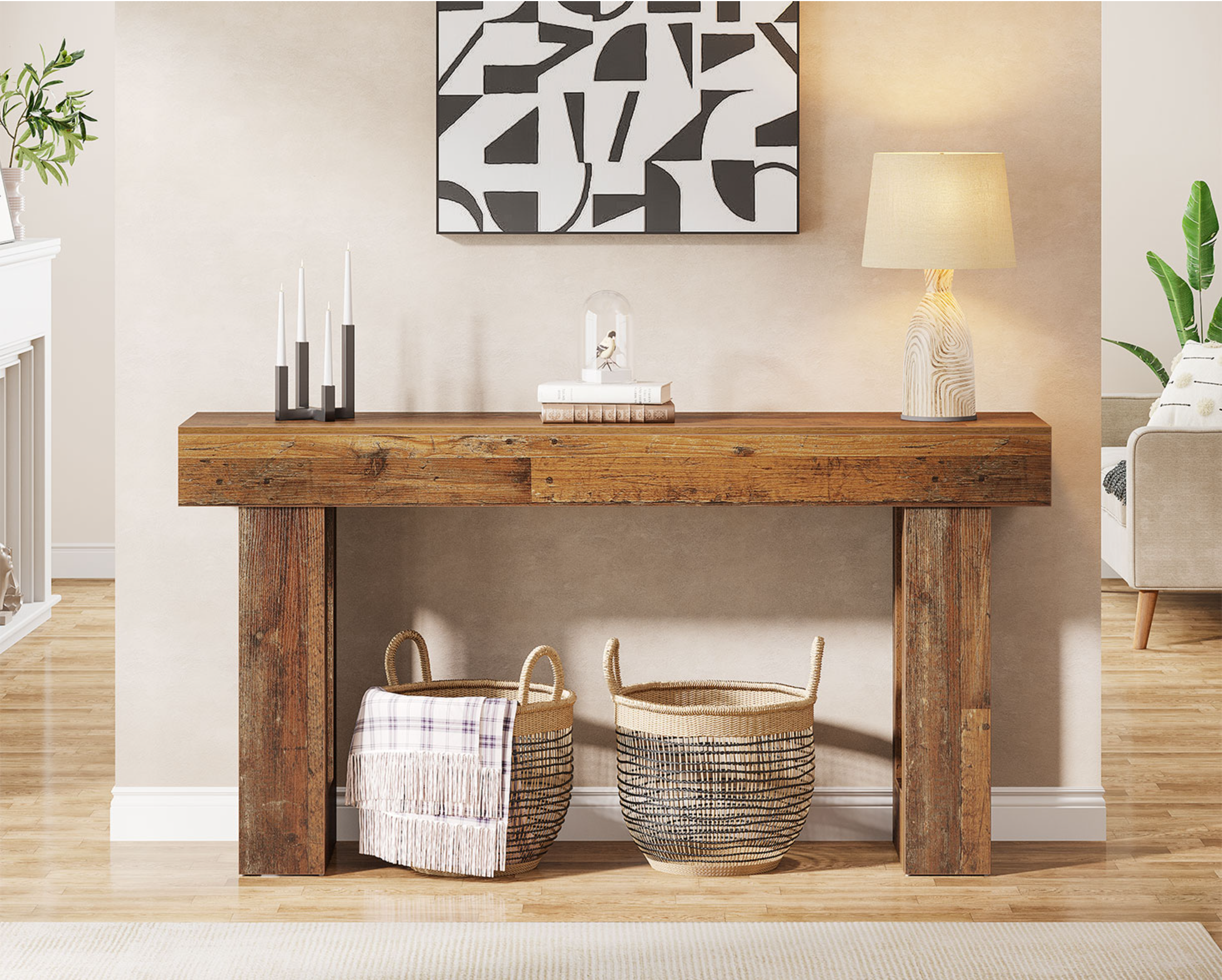 Hearthford Farmhouse Console Table