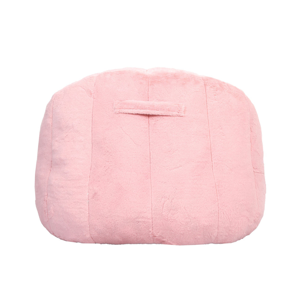 Beanbag Sofa Chair with Armrests Stuffed with High-Density Foam