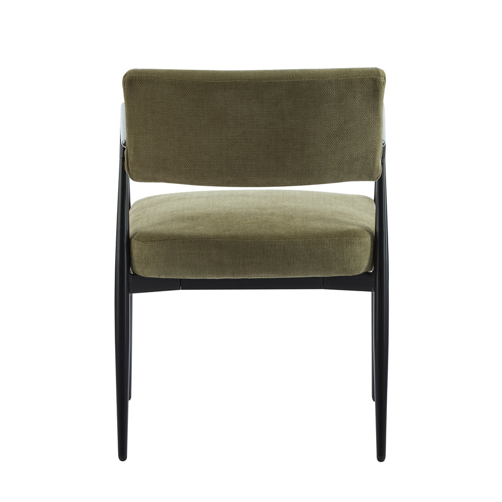 Nora Modern Metal Frame Dining Chair, Set of 2