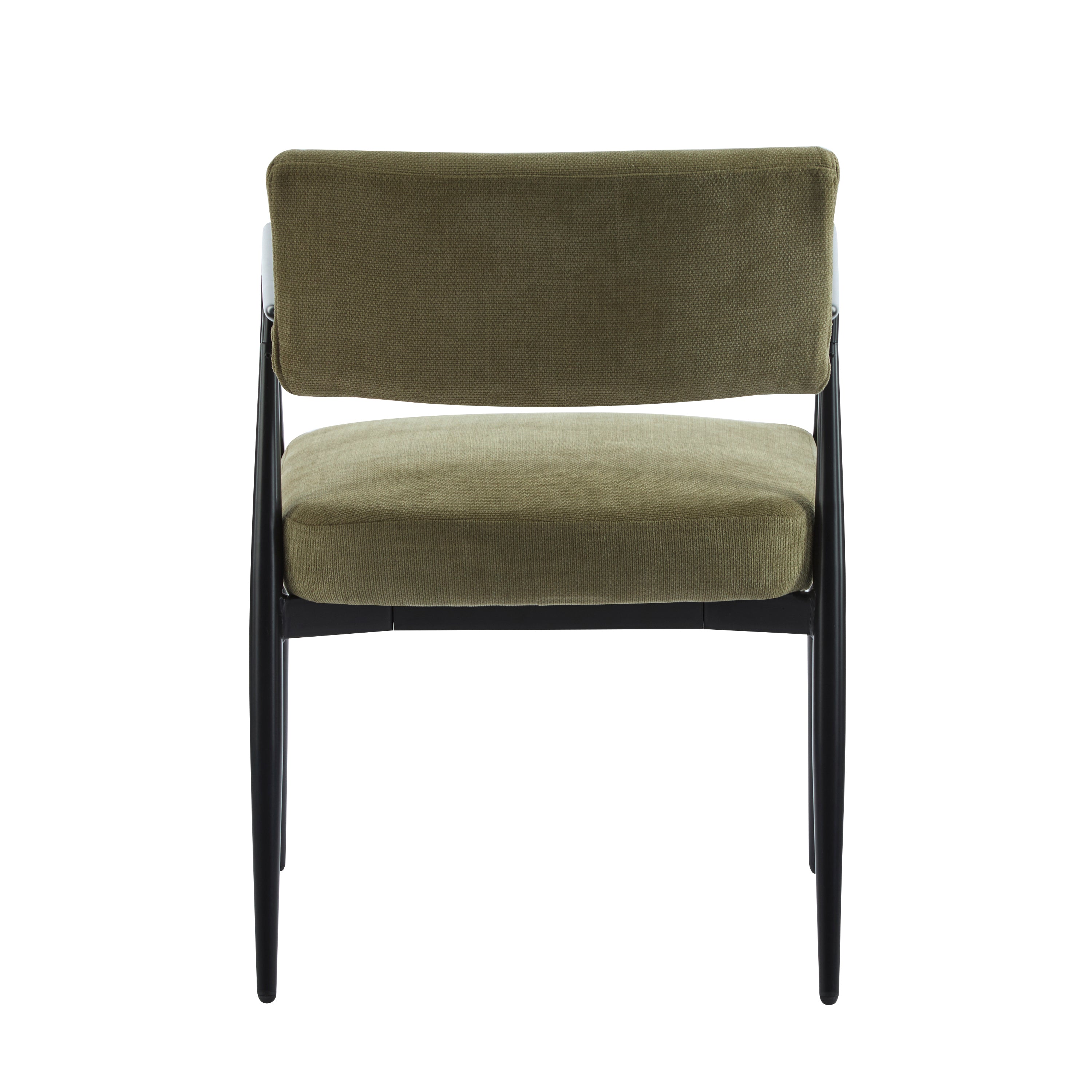 Nora Modern Metal Frame Dining Chair, Set of 2