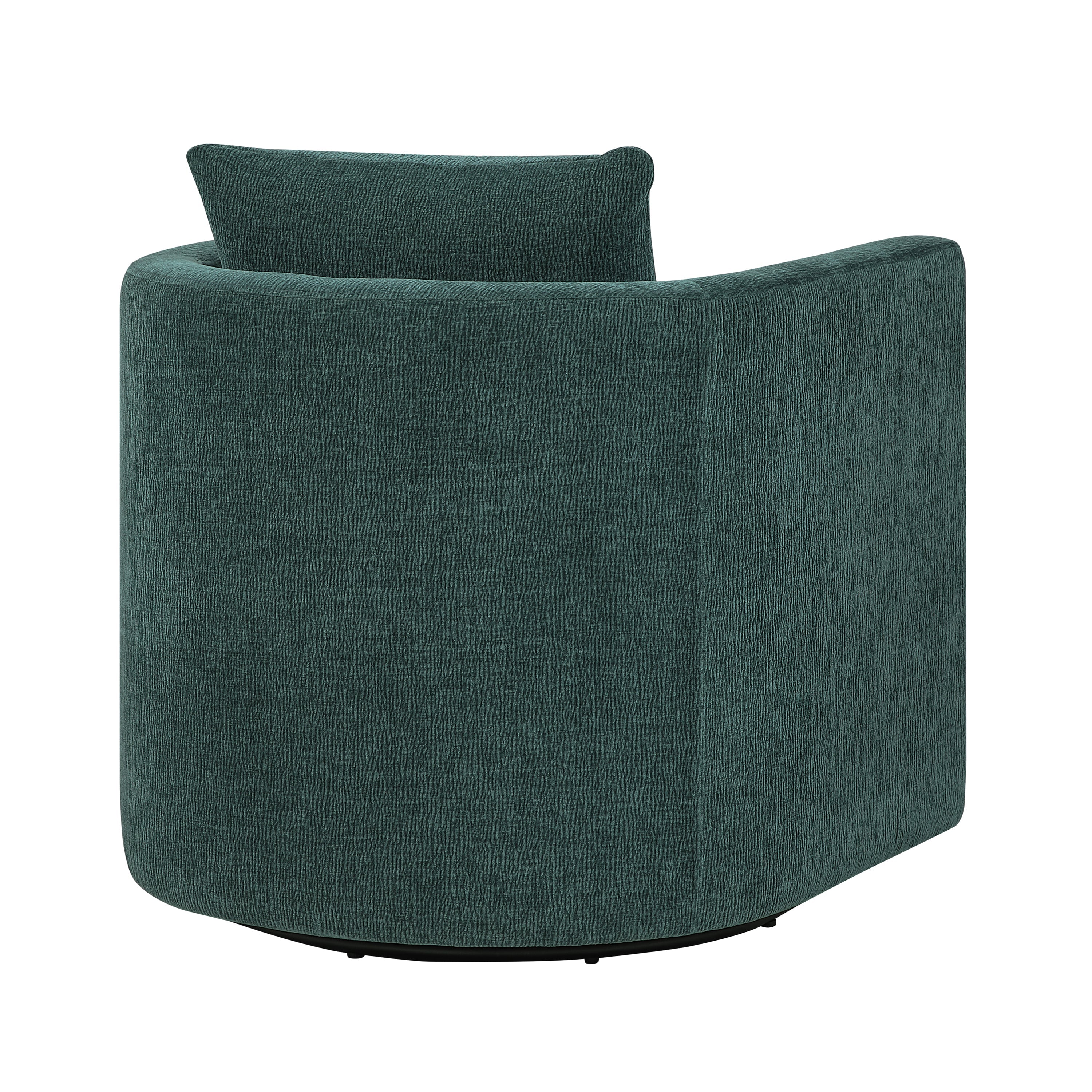 Sutton Light Grey Performance Fabric Swivel Barrel Chair