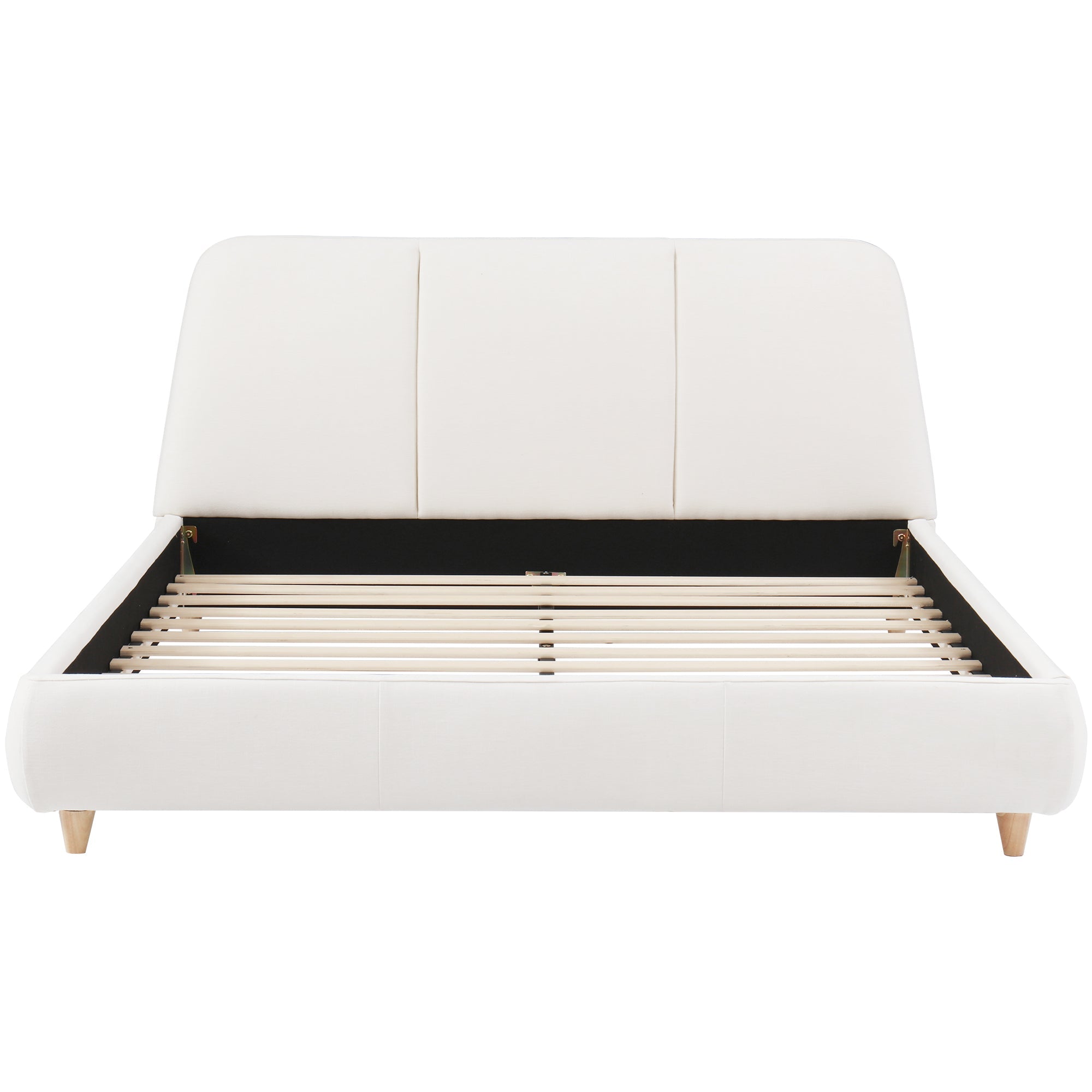 Modern Linen Upholstered Bed