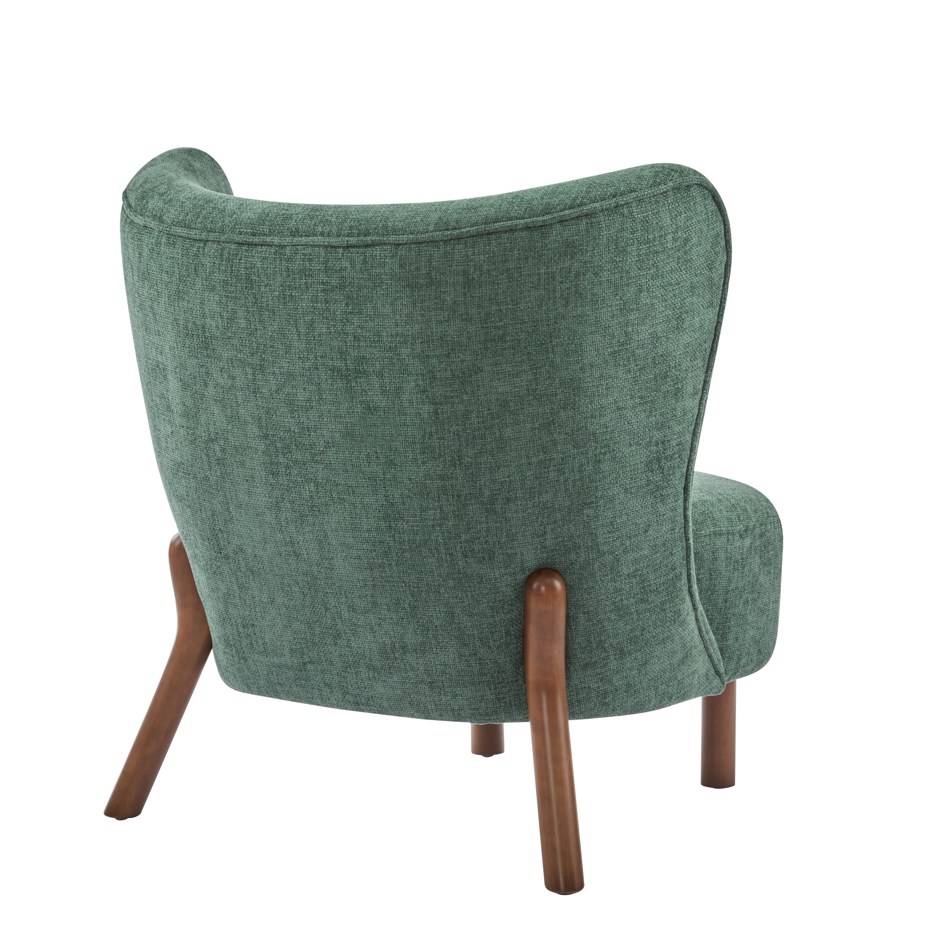 Bella Upholstered Wingback Armless Accent Chair