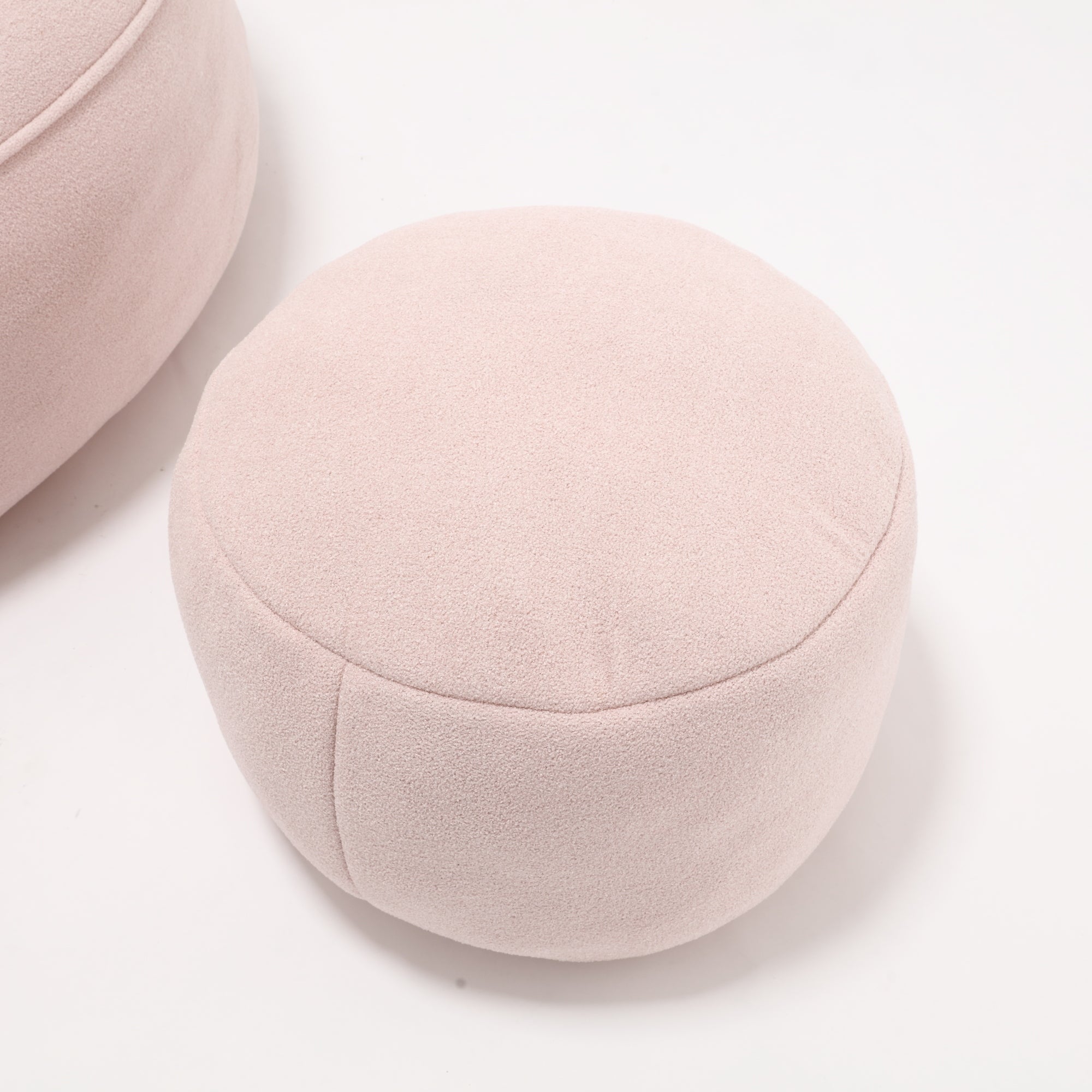 Bean Bag Sofa Chair with High-Pressure Foam and Footrest