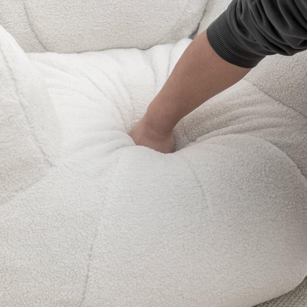 Tufted Memory Foam Bean Bag Chair