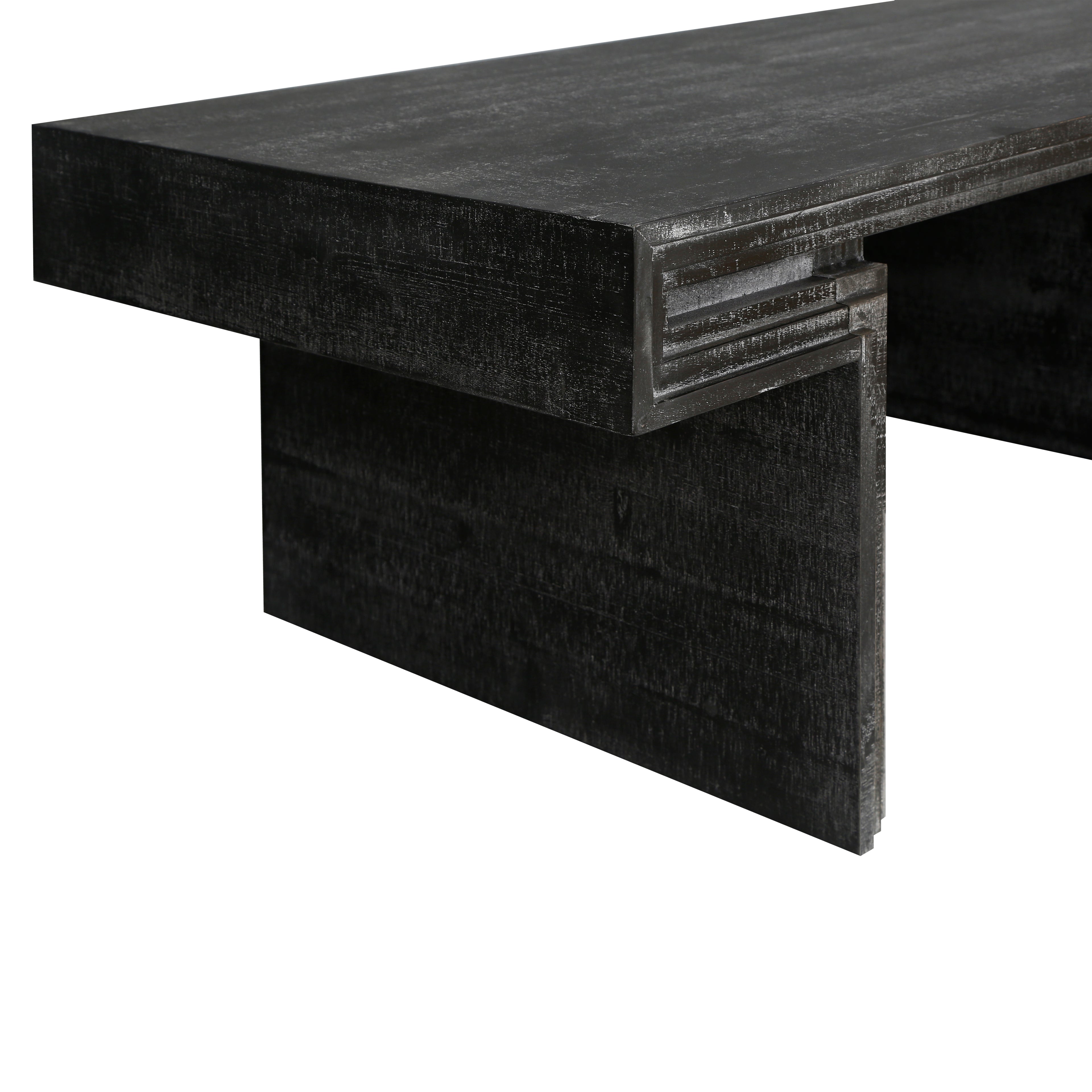 Modern Farmhouse Reclaimed Wood Texture Coffee Table