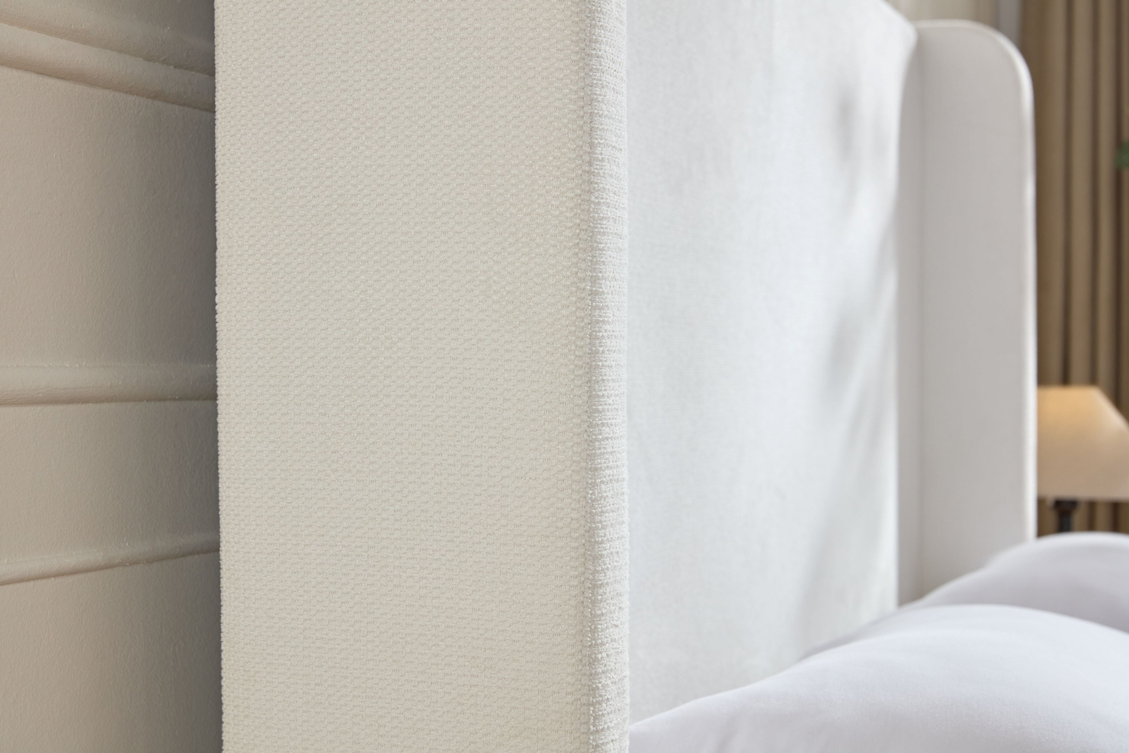 Hannah Upholstered Wingback Bed