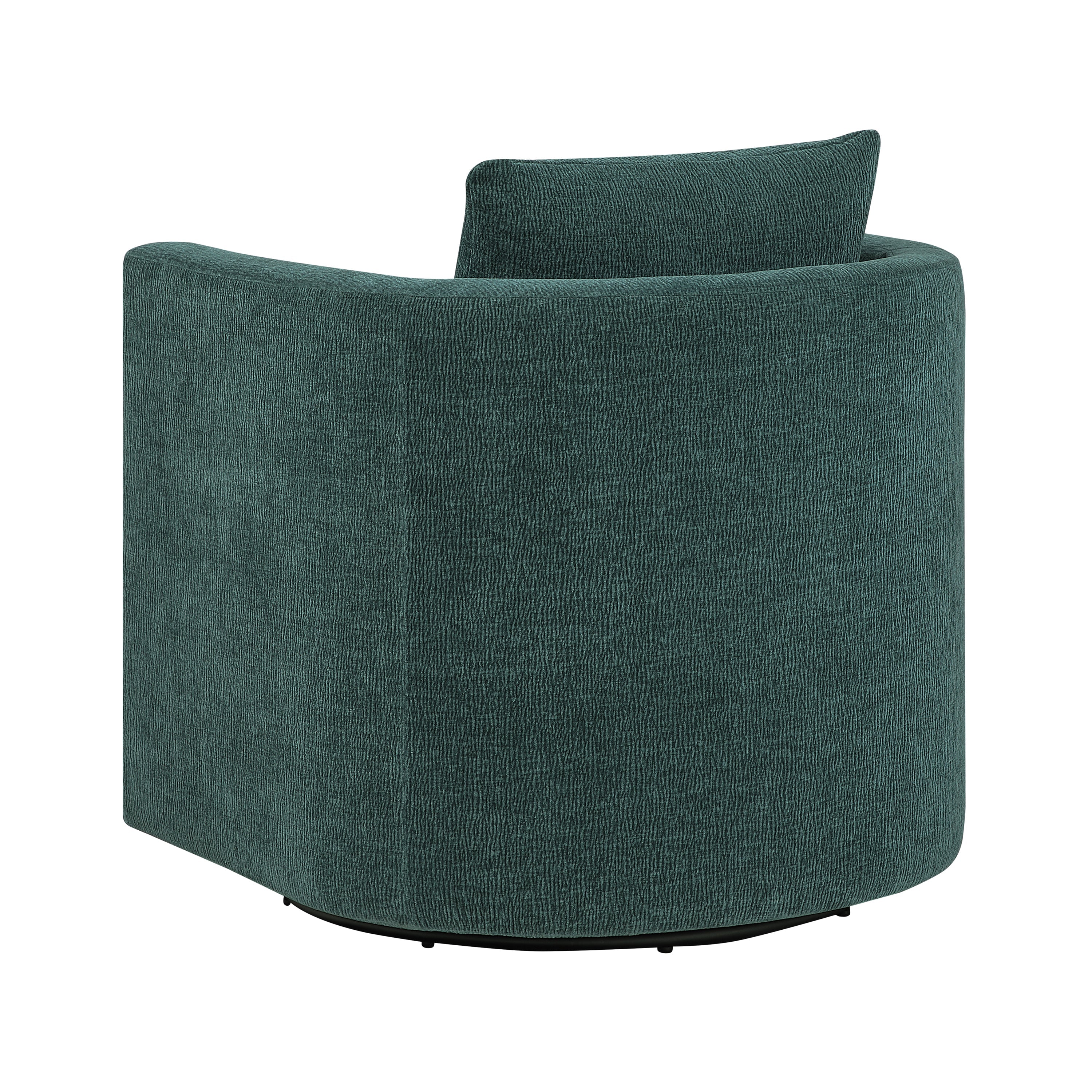 Sutton Light Grey Performance Fabric Swivel Barrel Chair