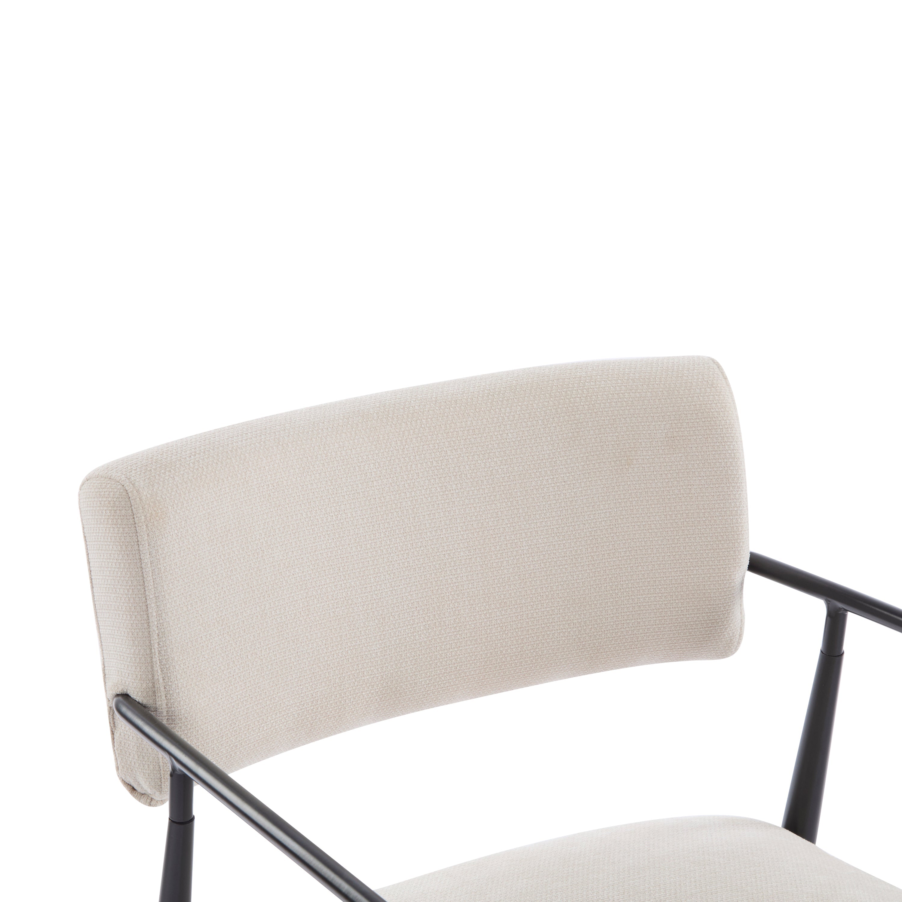 Nora Modern Metal Frame Dining Chair, Set of 2