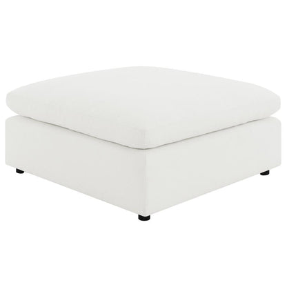 Serene Cloud 4-piece Boucle Upholstered Modular Sectional Ivory
