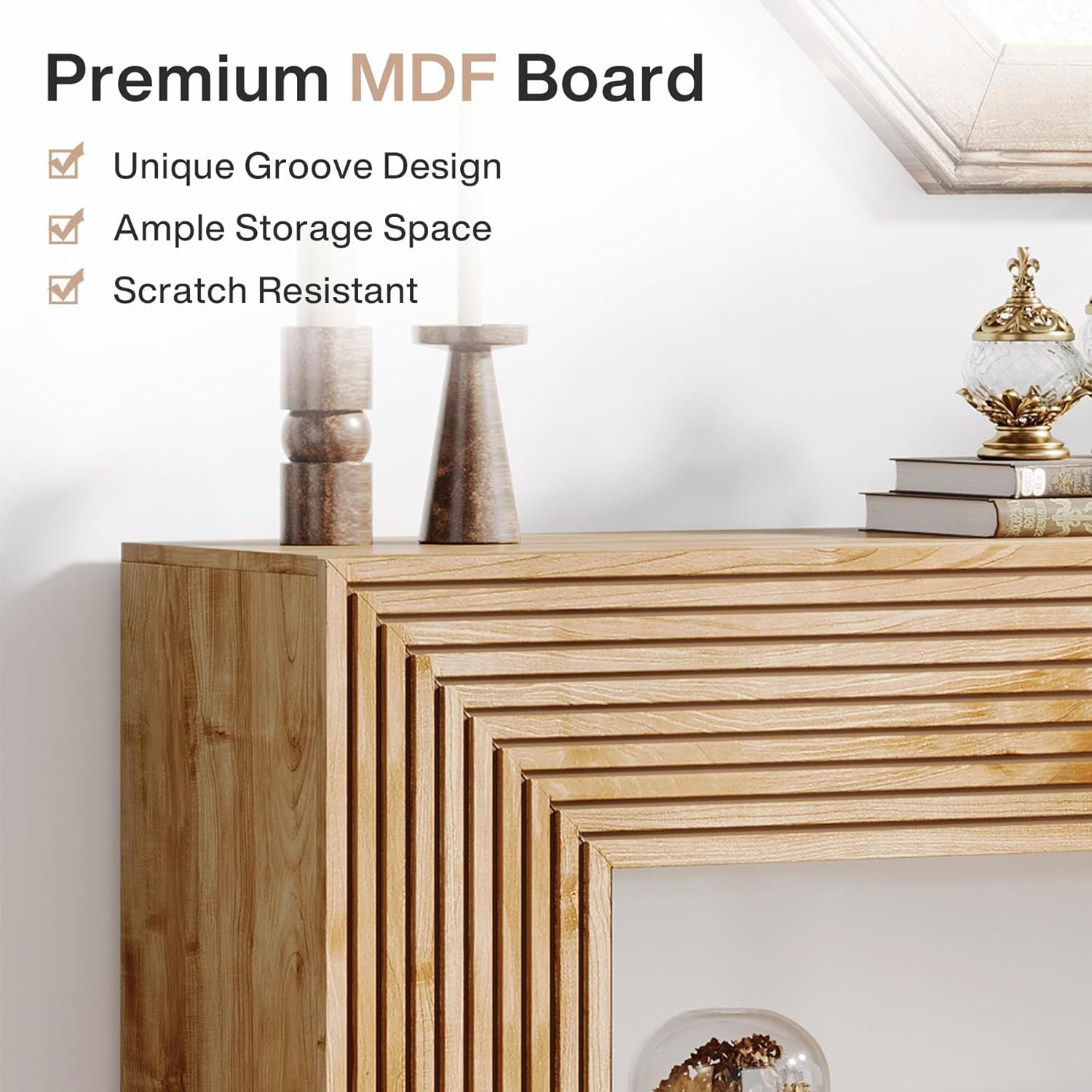 Bristow Fluted Console Entryway Table