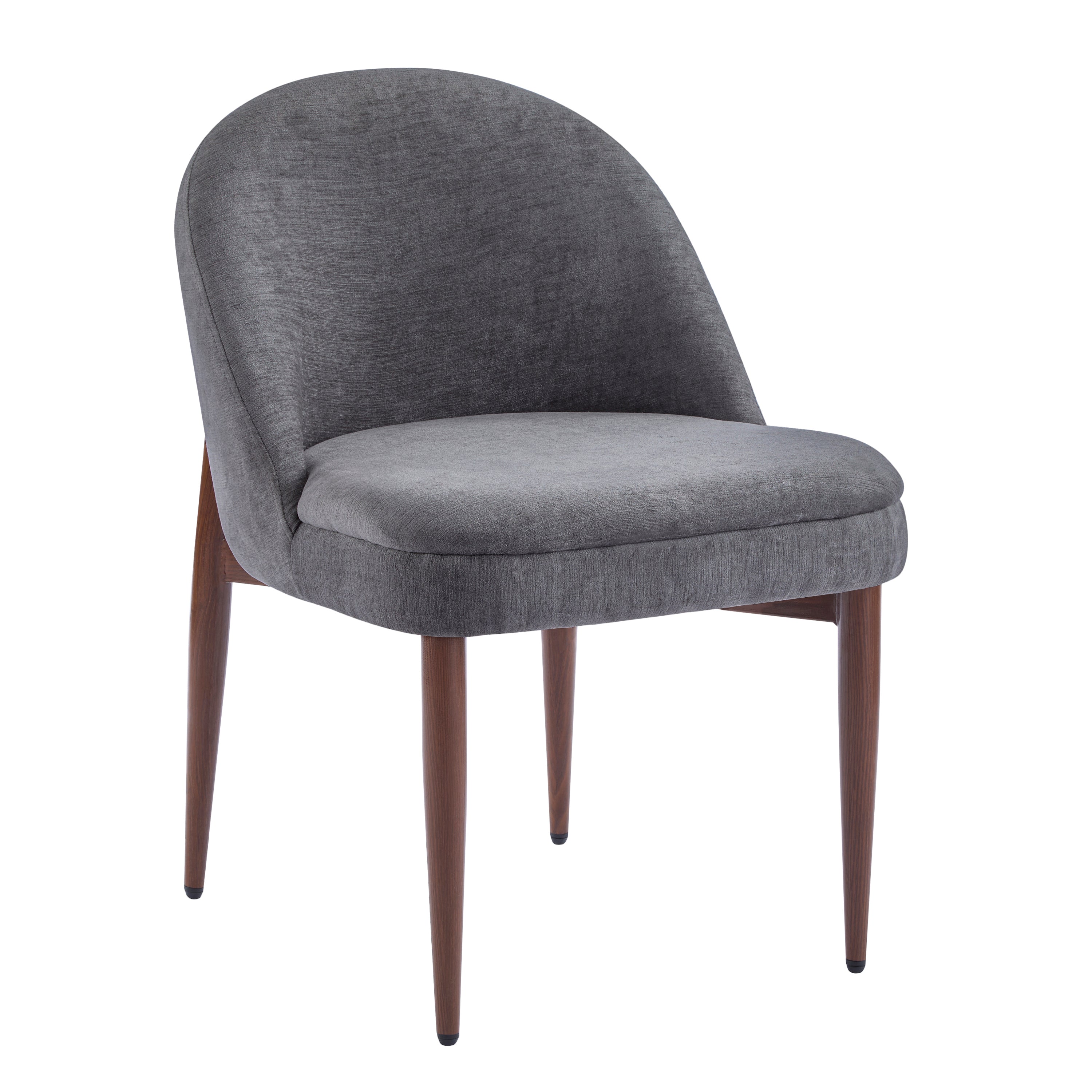Mid-Century Modern Fabric Upholstered Dining Chair, Set of 2