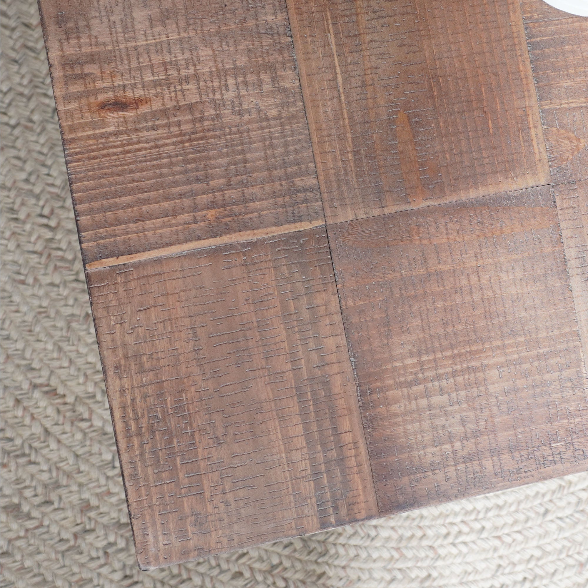 Rustic Industrial Wood Coffee Table