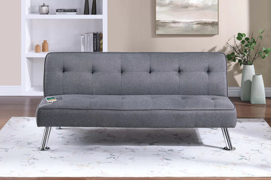 F8597 Convertible Sofa Bed wih USB Ports