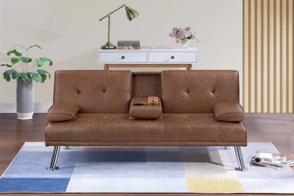 F8590 Sofa Bed Convertible with Fold Down Table