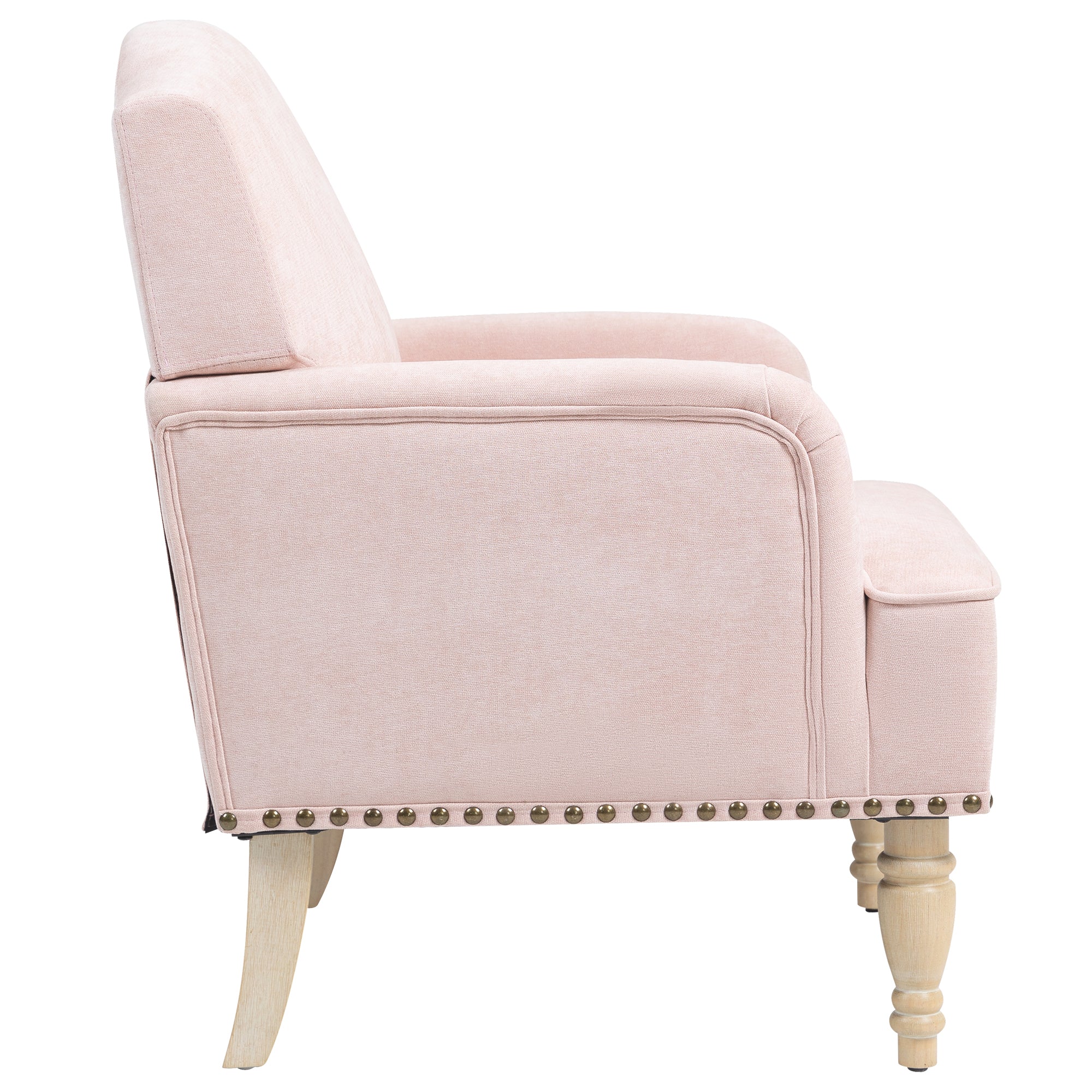 Nailhead Trim Upholstered Accent Chair