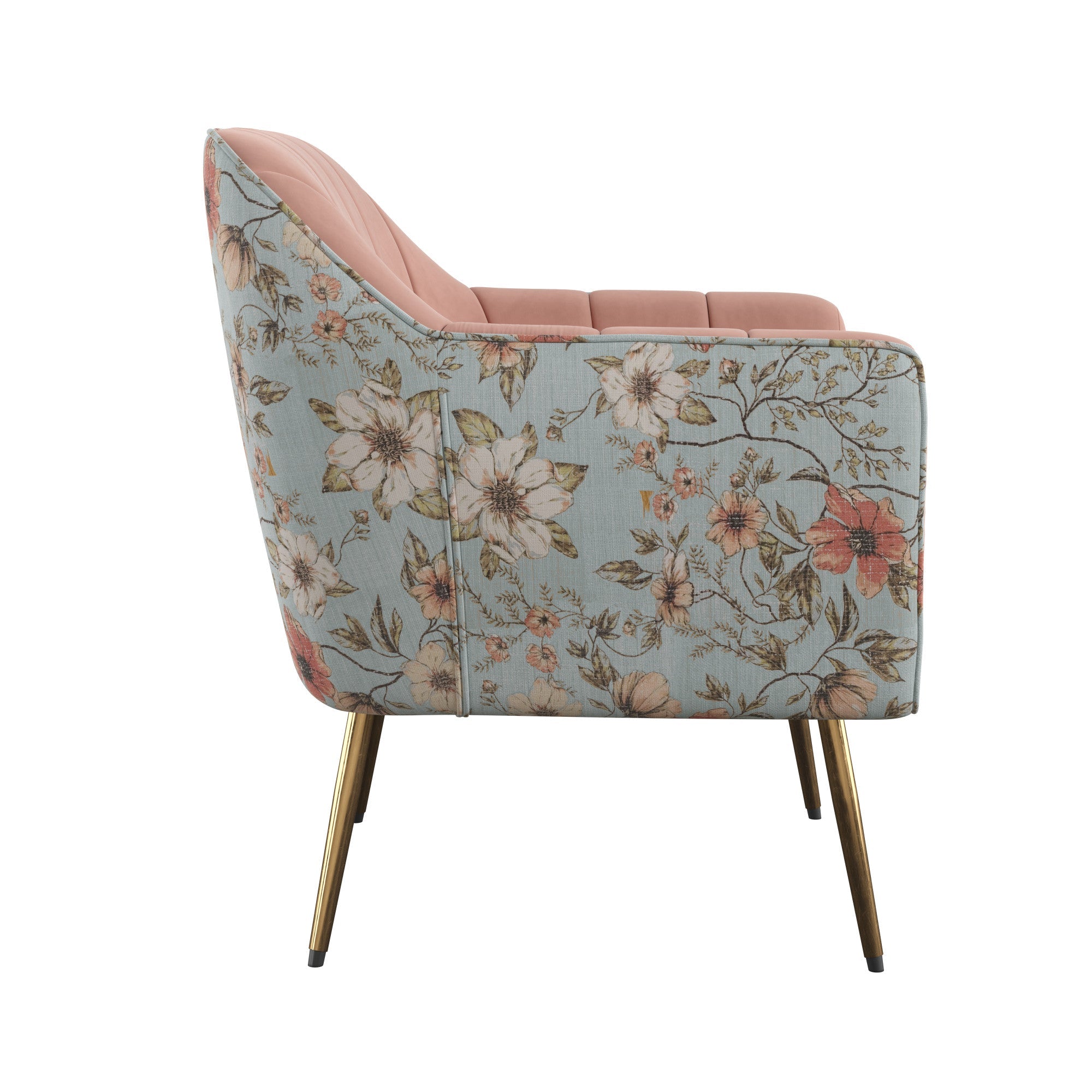 Rose Pink Accent Chair