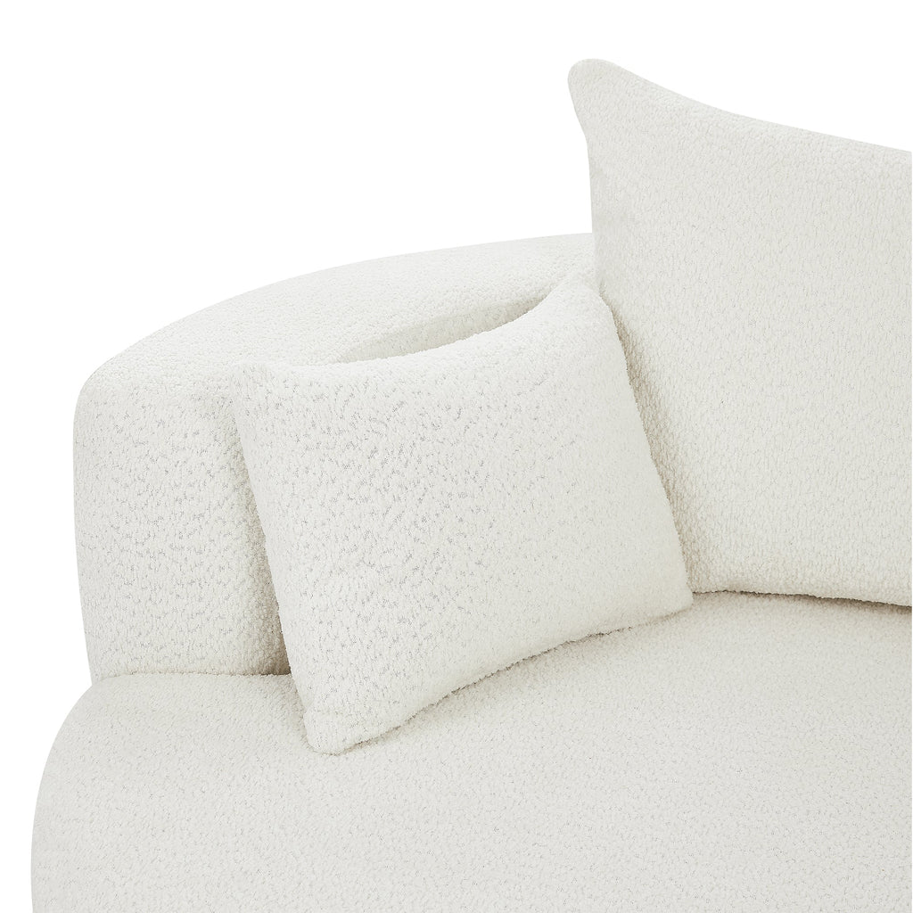 Crossley Oversized Swivel Barrel Accent Chair