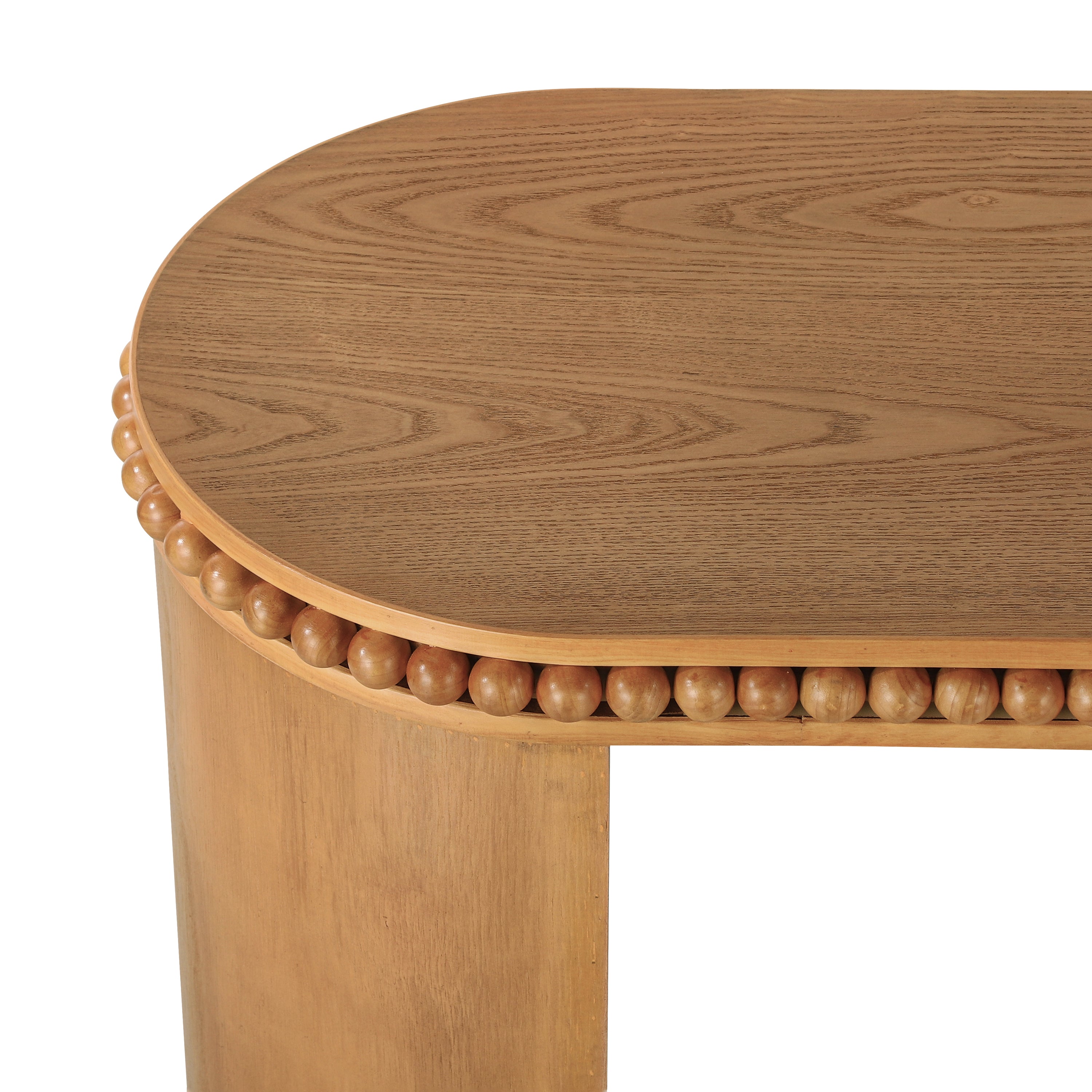 Beaded Trim Console Table