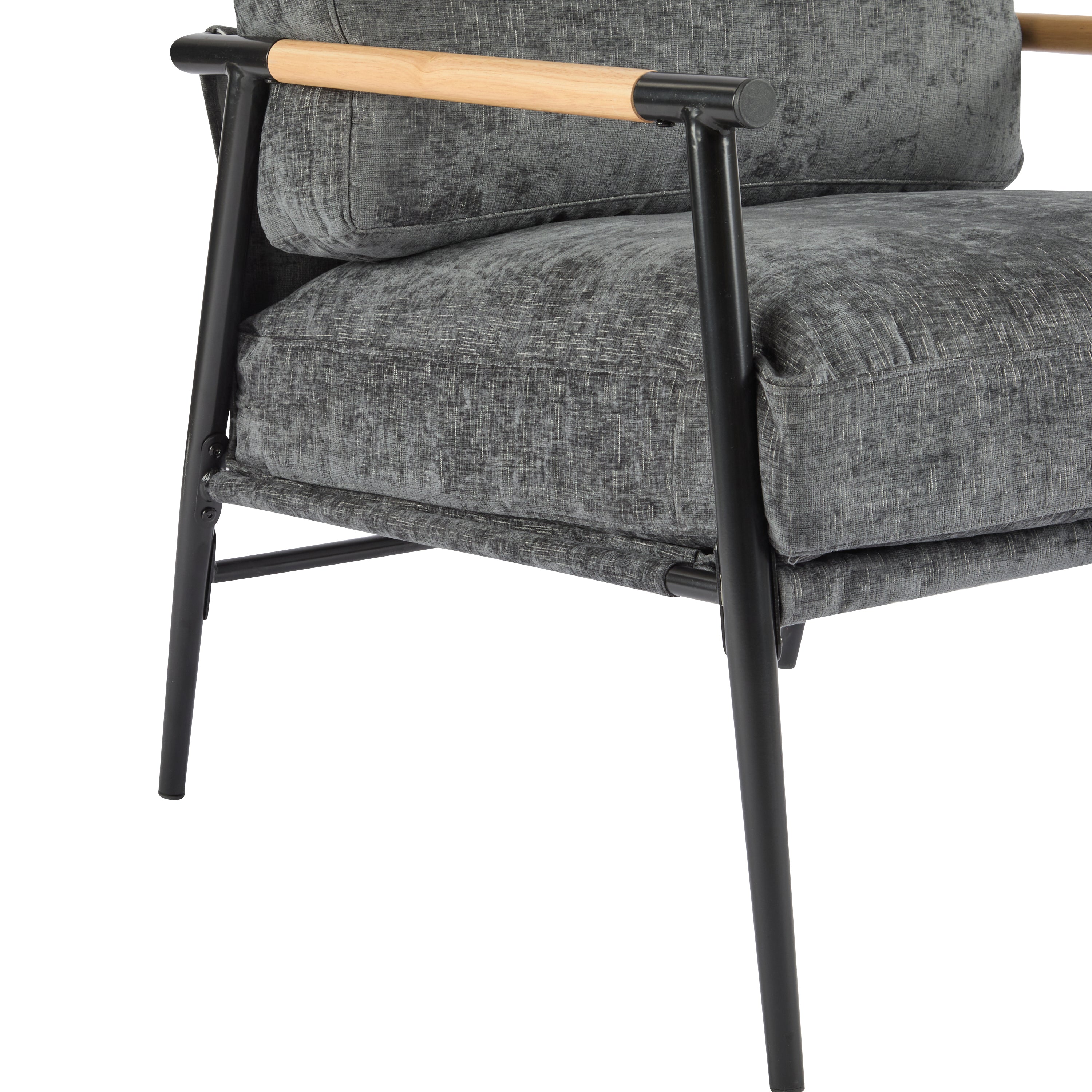 Portwyn Modern Accent Chair with Plush Cushions