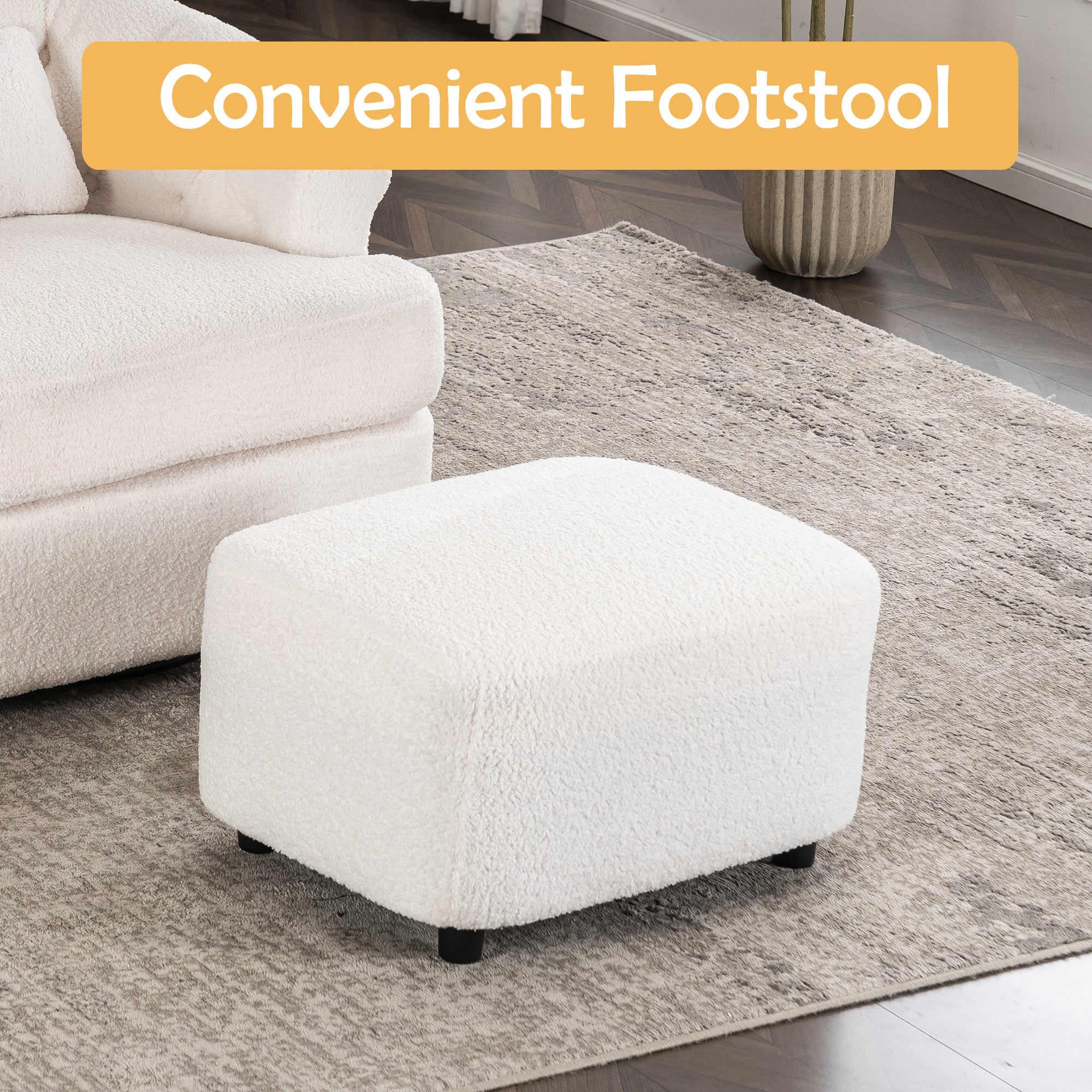 Swivel Barrel Chair with Ottoman