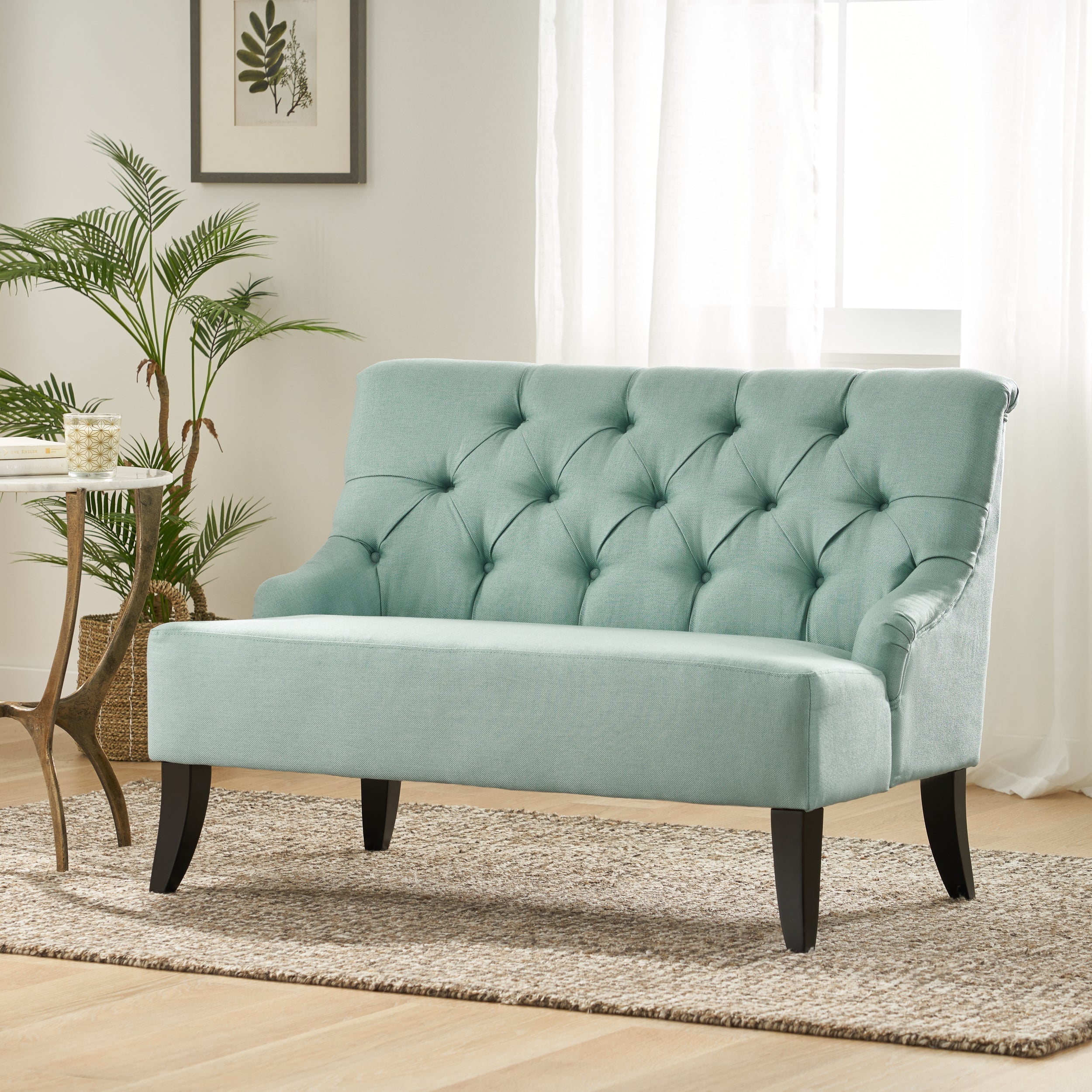 Nicole Button Tufted Settee