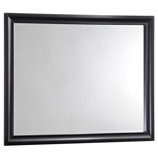 Barzini Rectangular Dresser Mirror - Black
