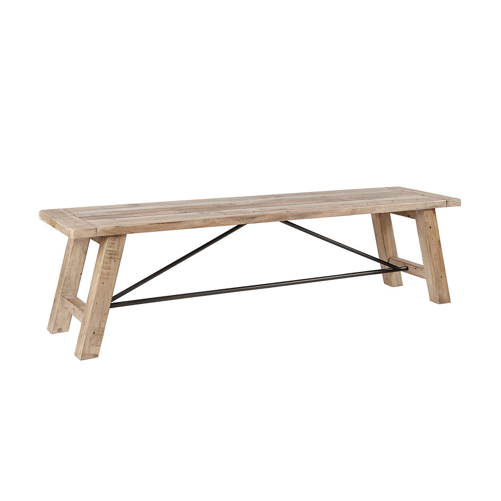 Sonoma Wood Trestle Dining Bench