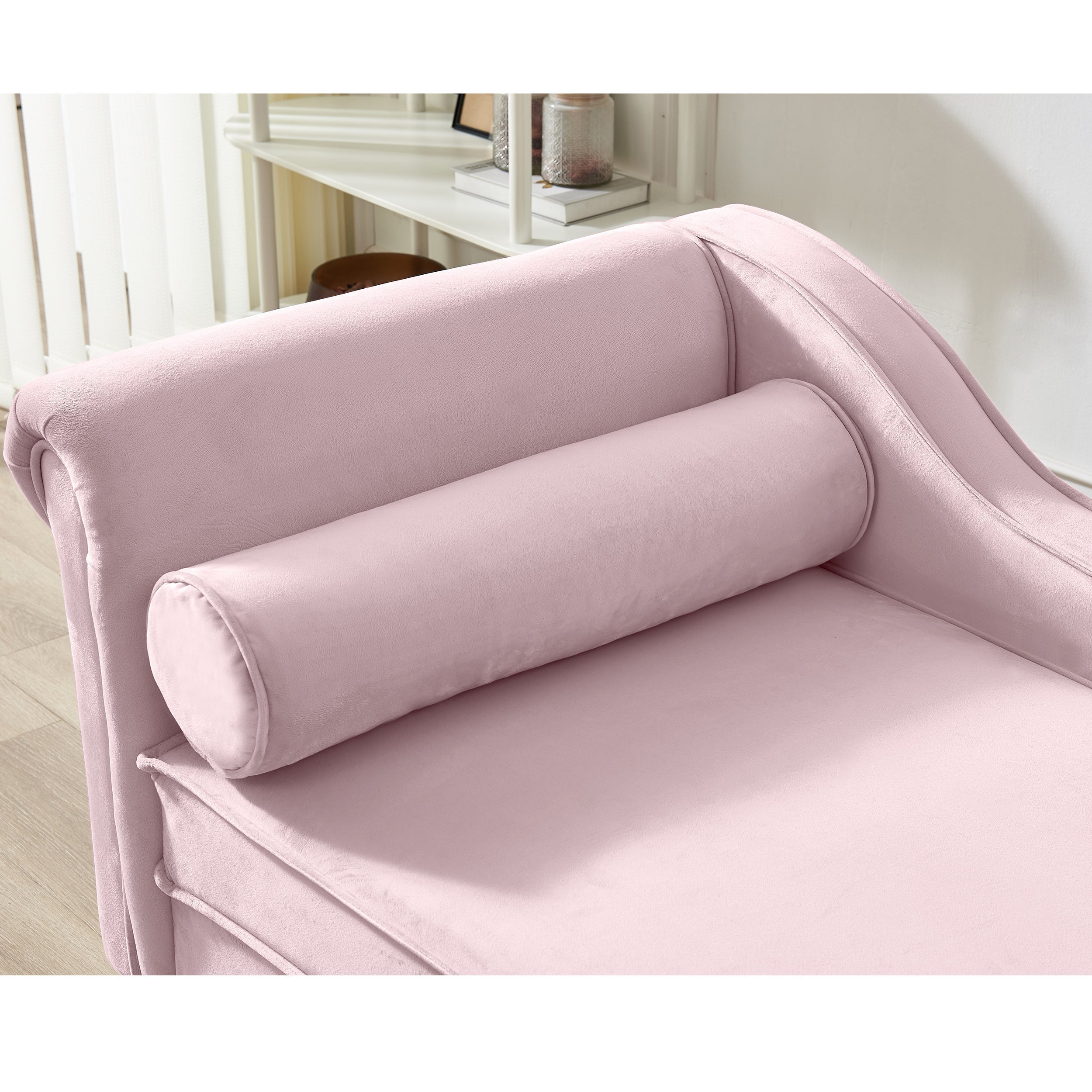 Glam Velvet Upholstered Chaise Lounge Chair