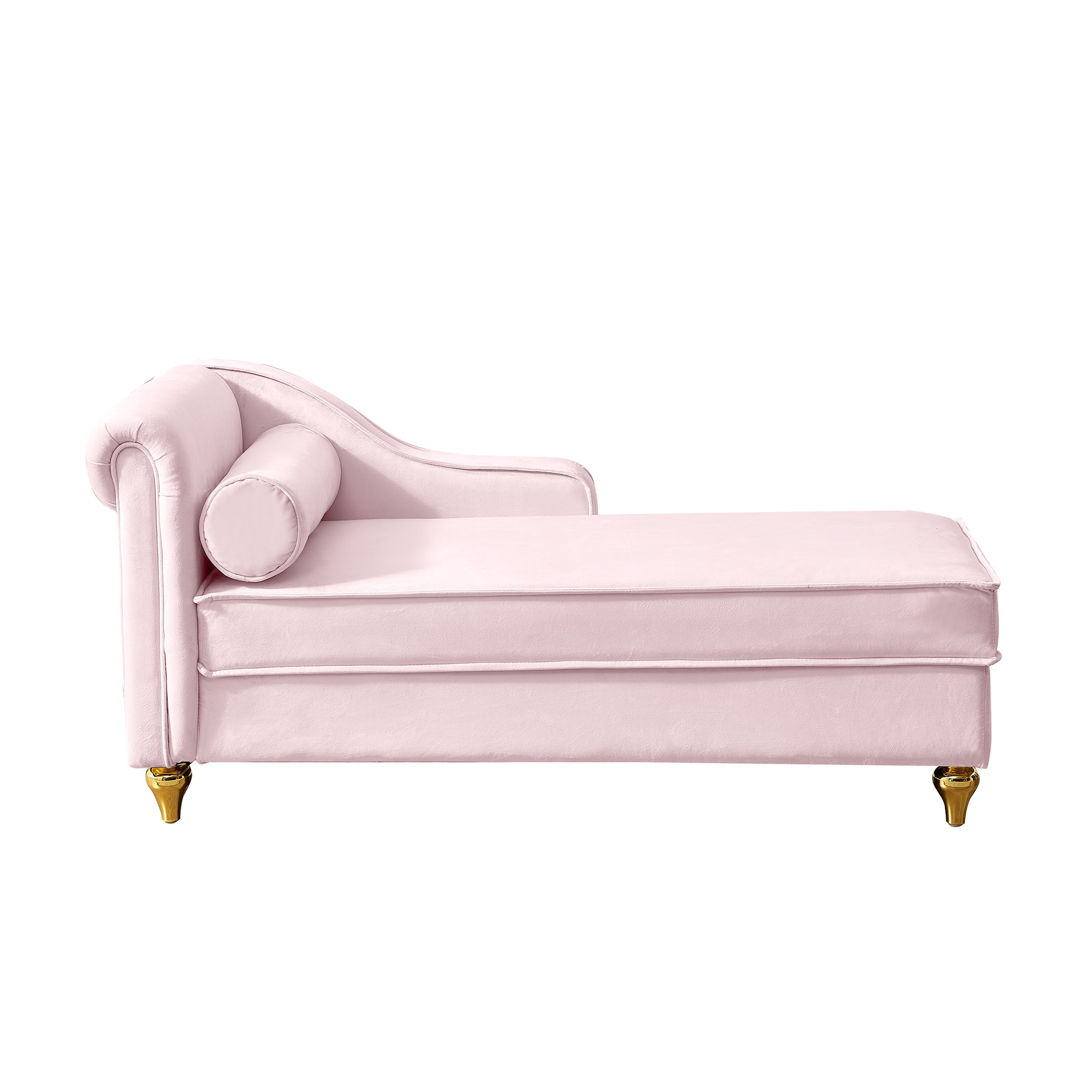Glam Velvet Upholstered Chaise Lounge Chair