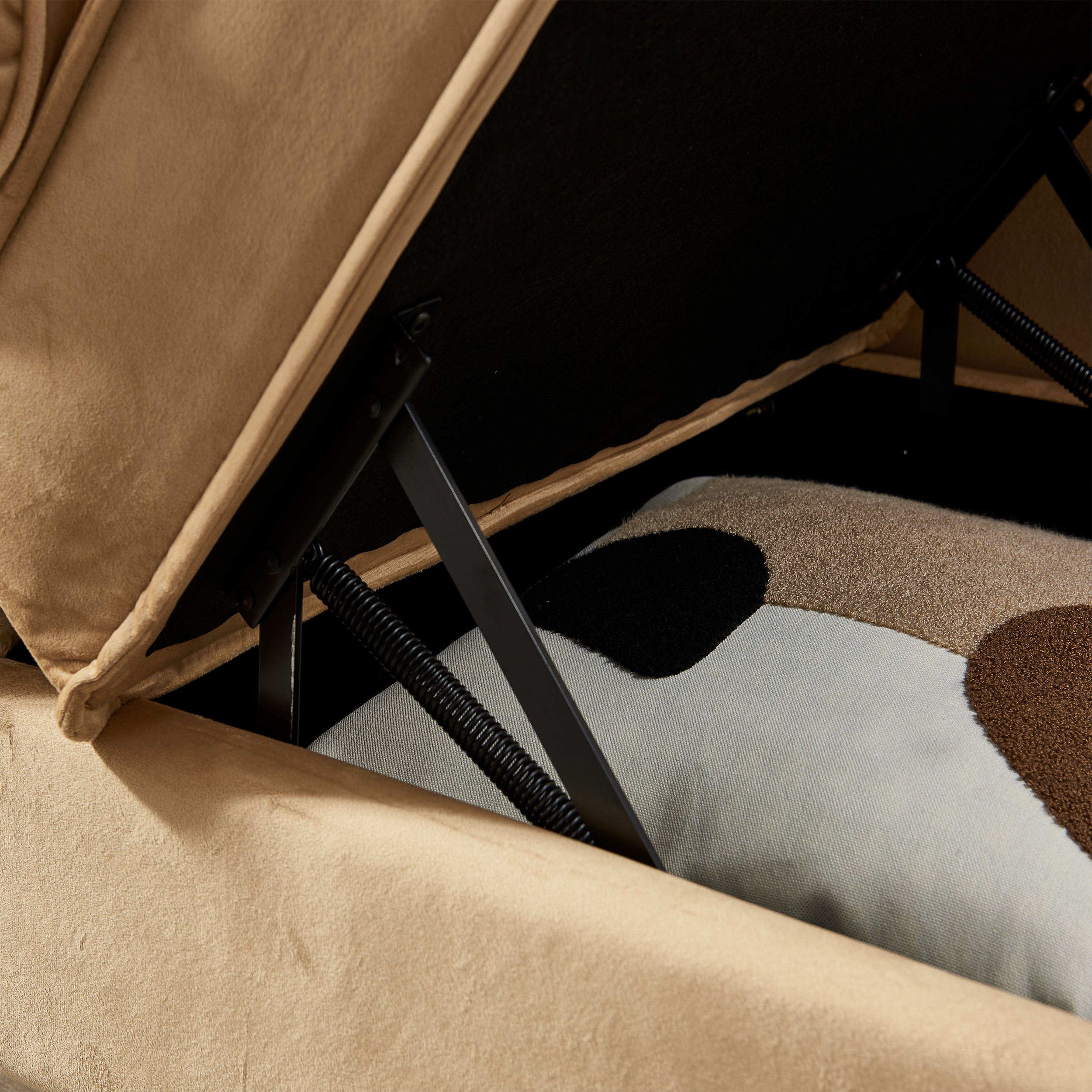 Glam Velvet Upholstered Chaise Lounge Chair