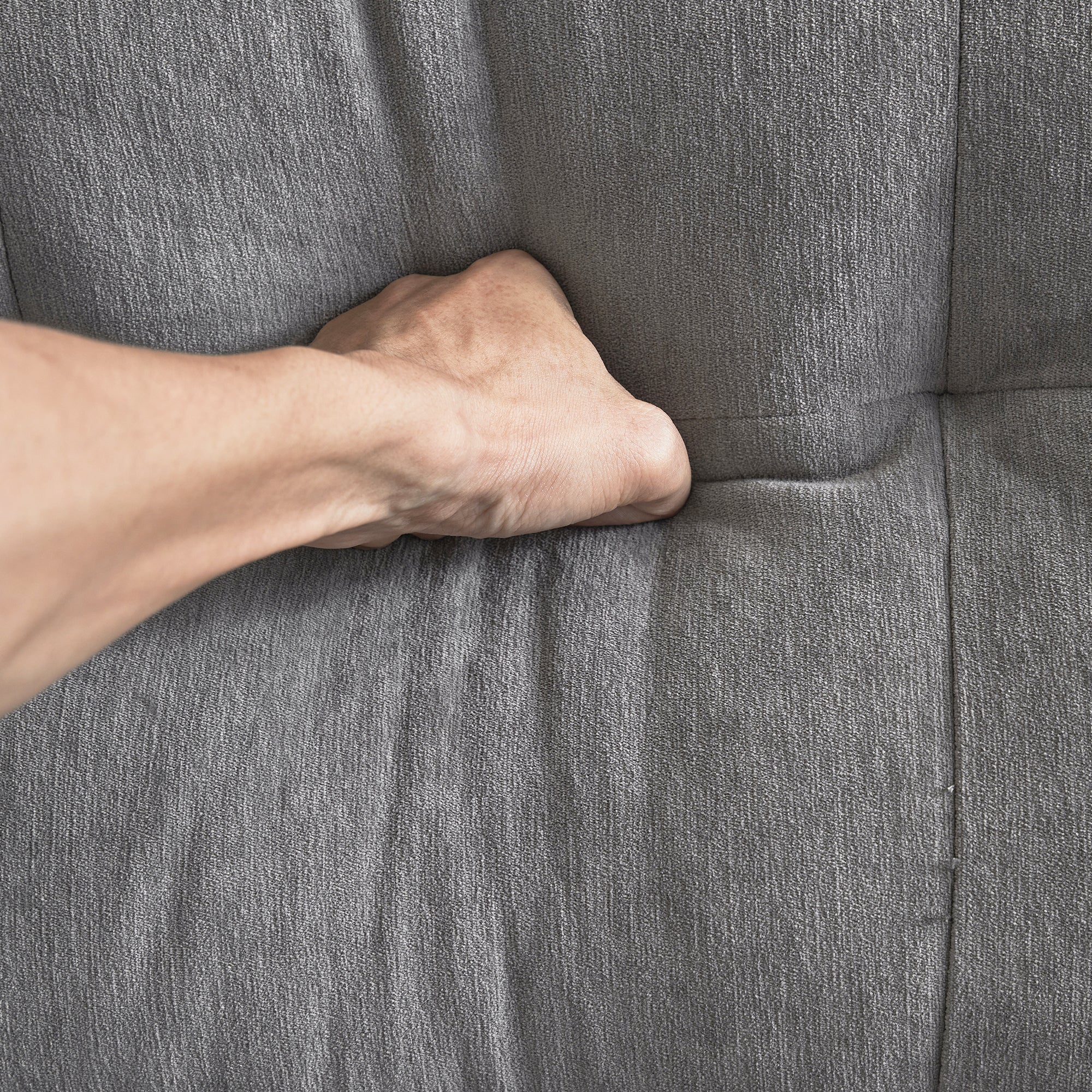 Modern Tufted Velvet L-Shape Sofa
